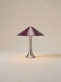 Nova Large Portable Lamp | Satin Silver
