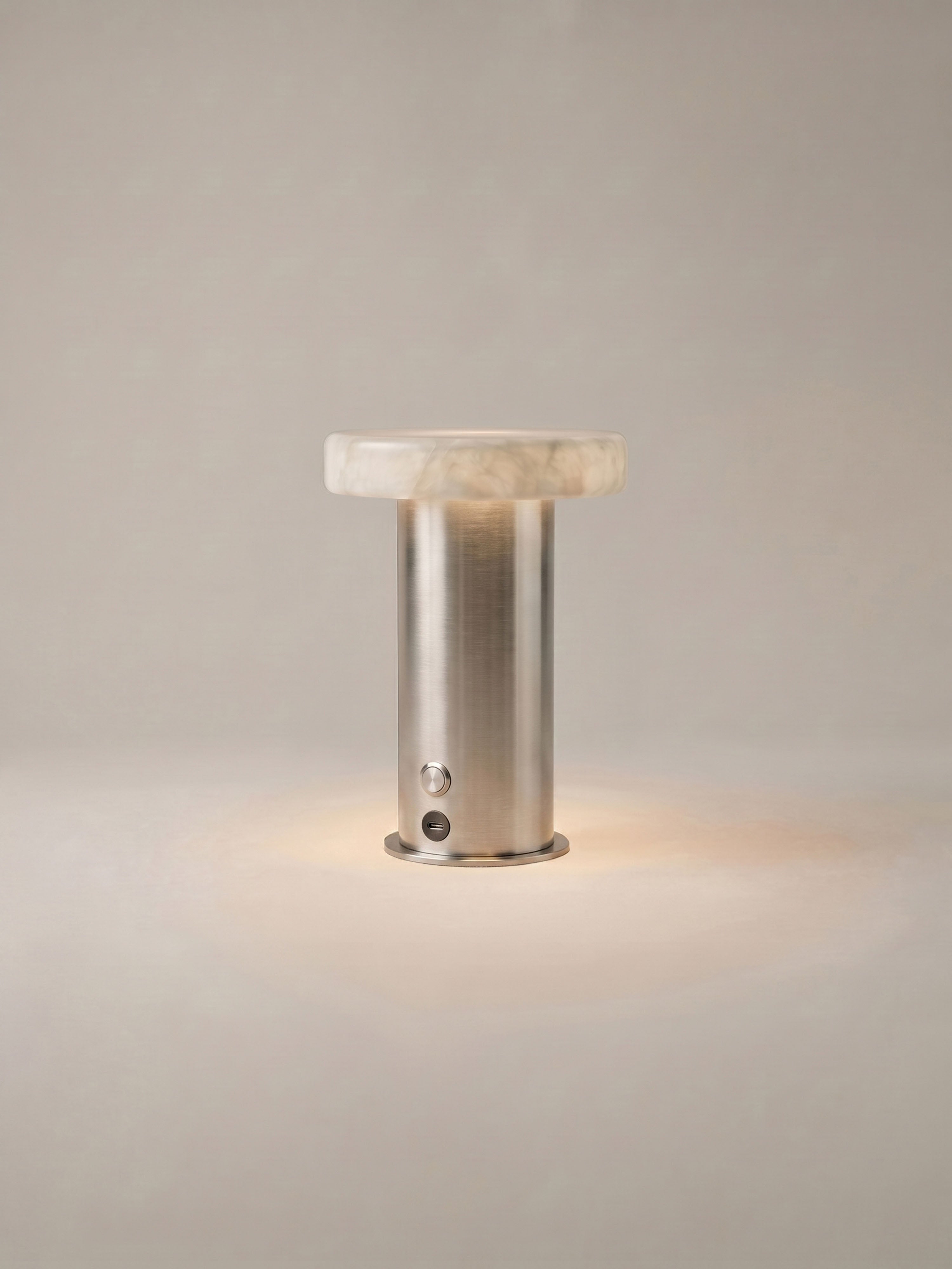 Orel Portable Lamp | Stainless Steel