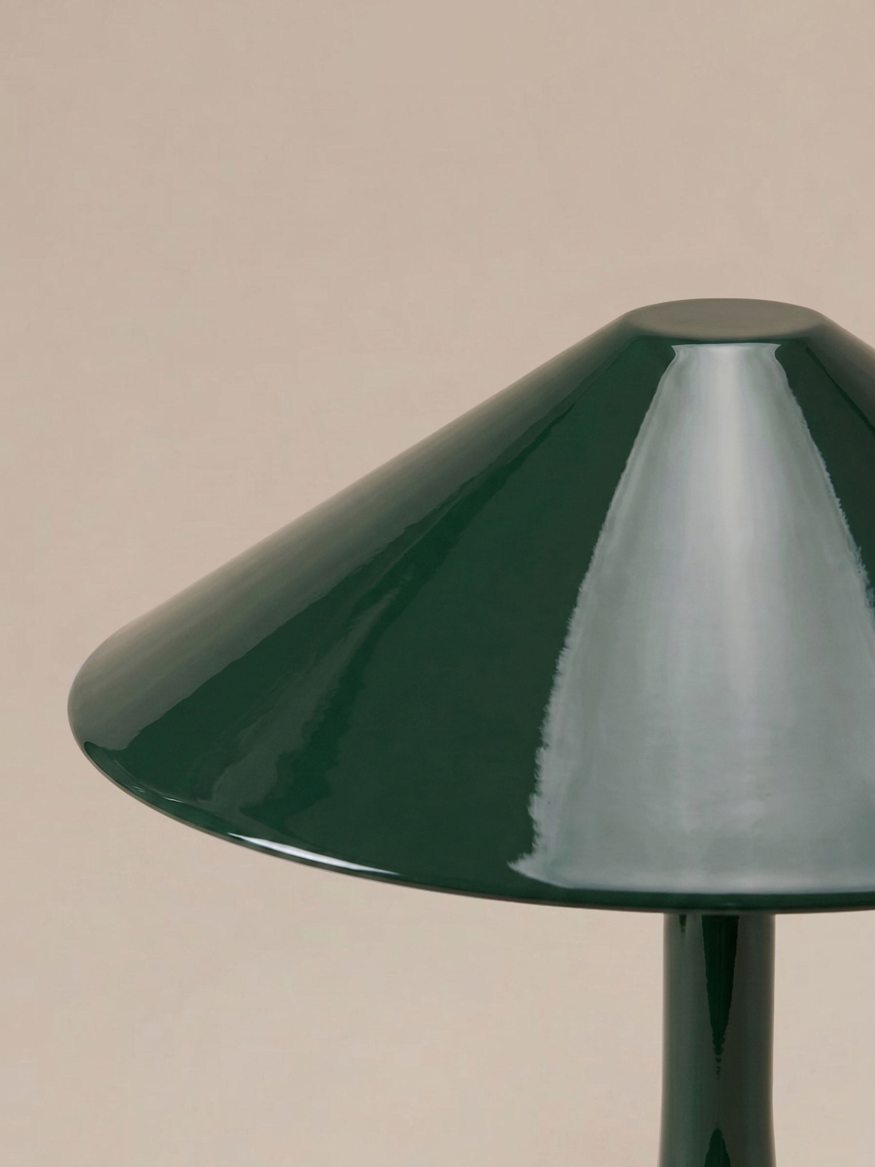 Nova Large Portable Lamp | Dark Green
