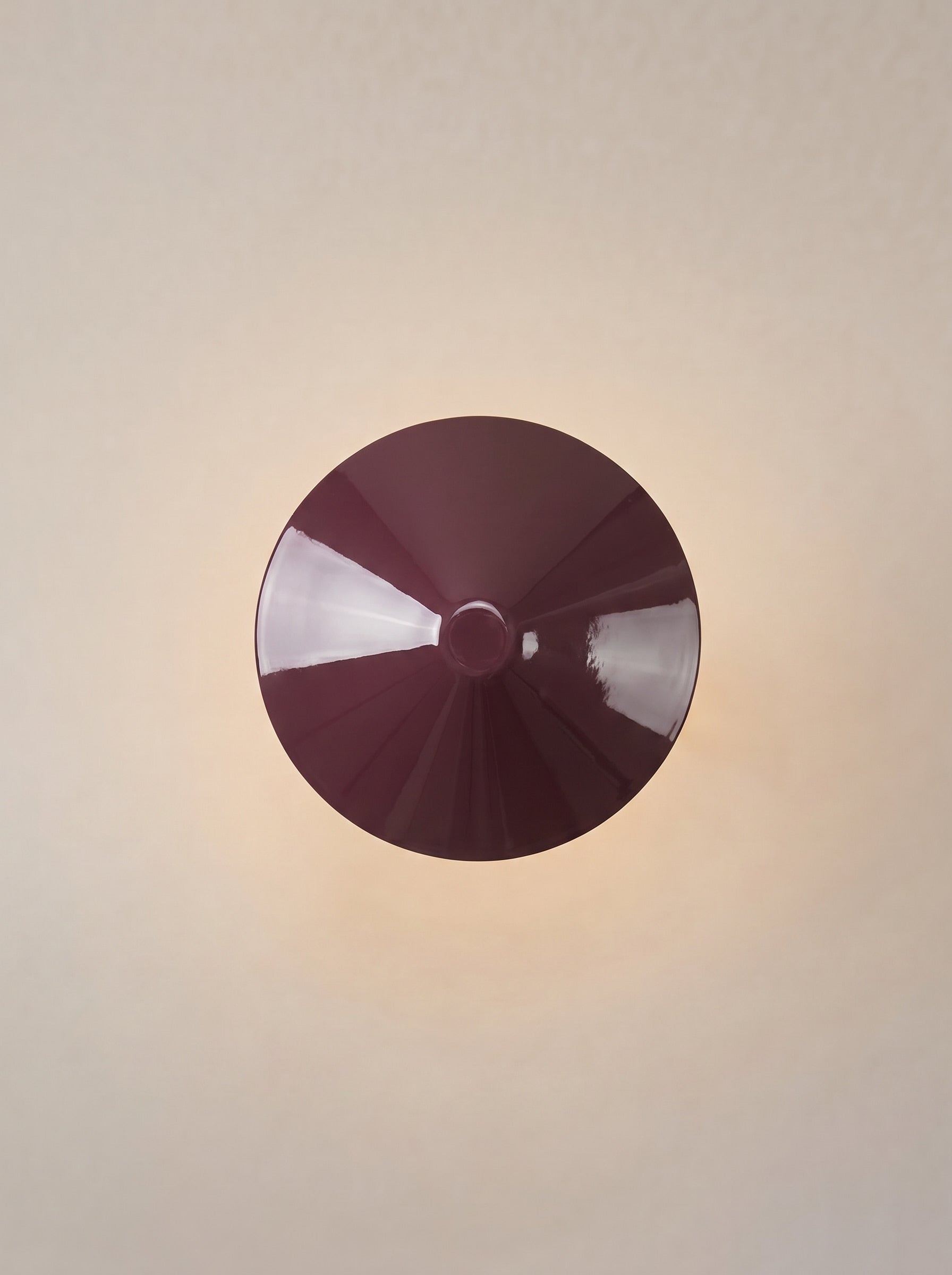 Nova Large Portable Lamp | Burgundy