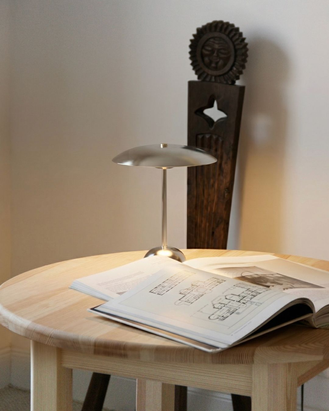 Aethém Lamp Portable | Chrome