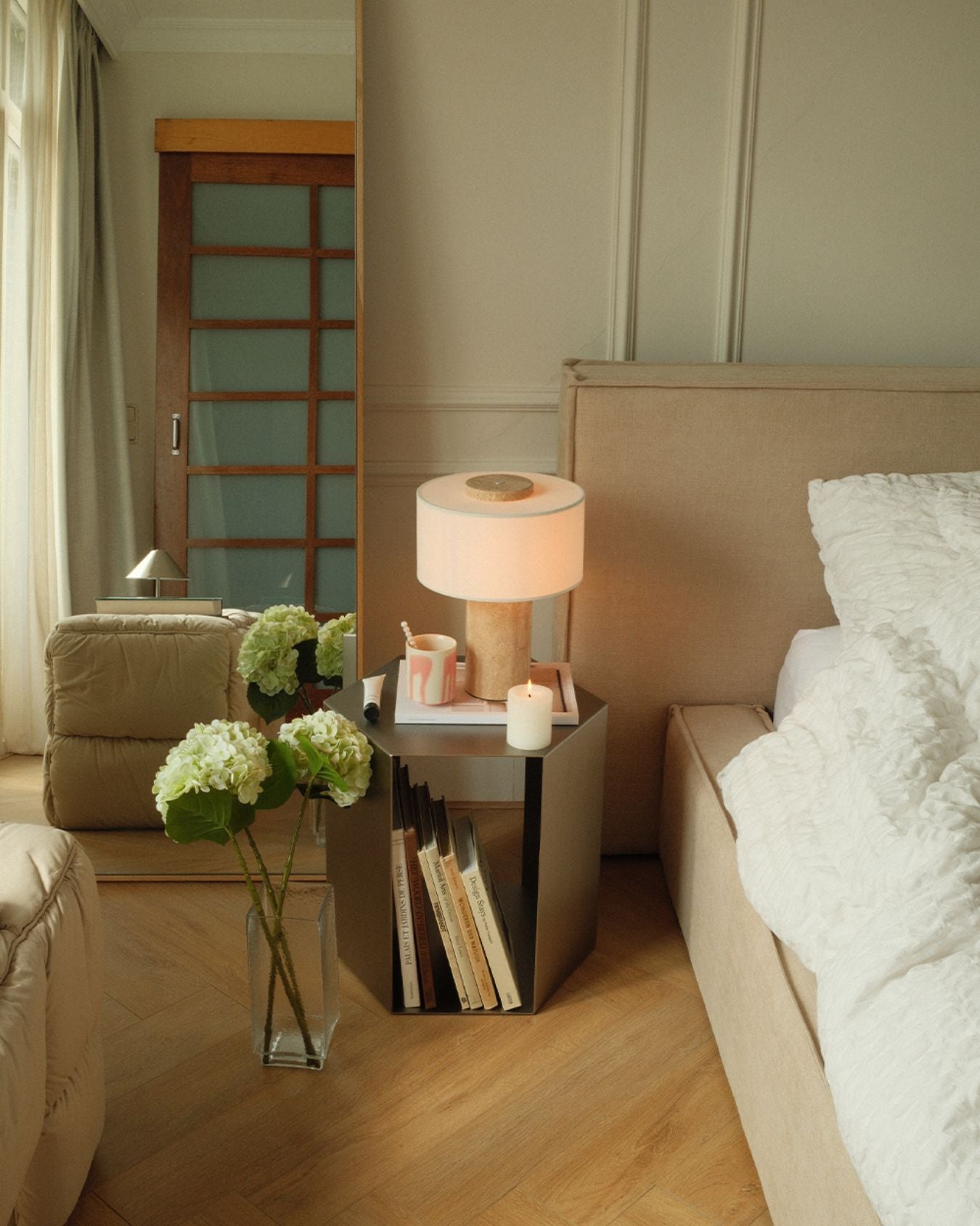 The Original - Auríe Large Lamp | Travertine - 13.5"