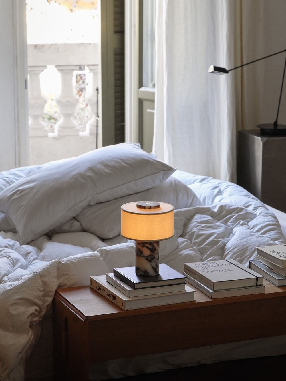 The Original - Auríe Portable Lamp | Calacatta Viola - 9.5"