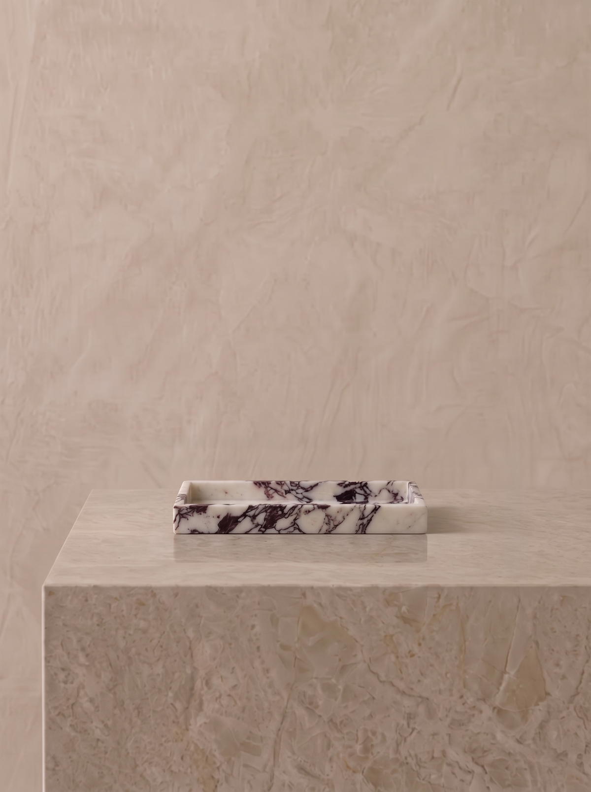 Elva Tray (Set of 2) | Calacatta Viola