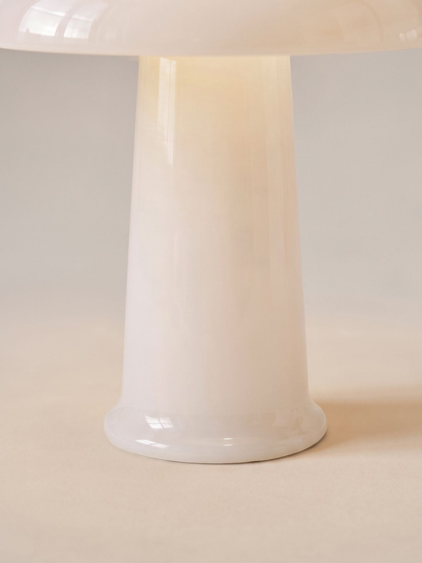 Cera Mini Portable Lamp | White Glass