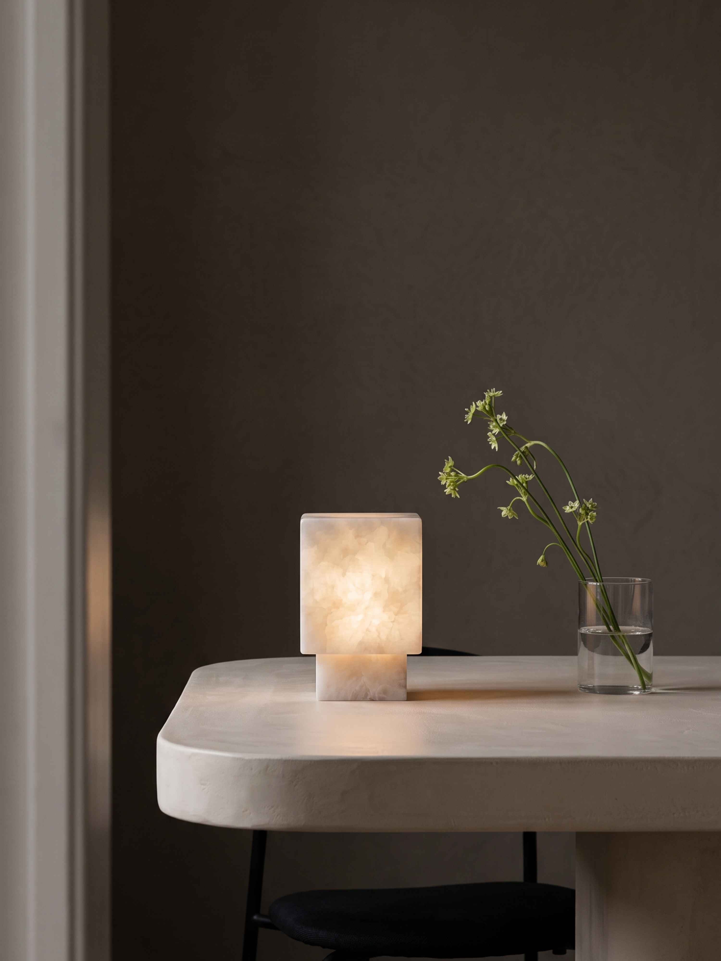 Lampe Portable Maríel | Bleu Céramique