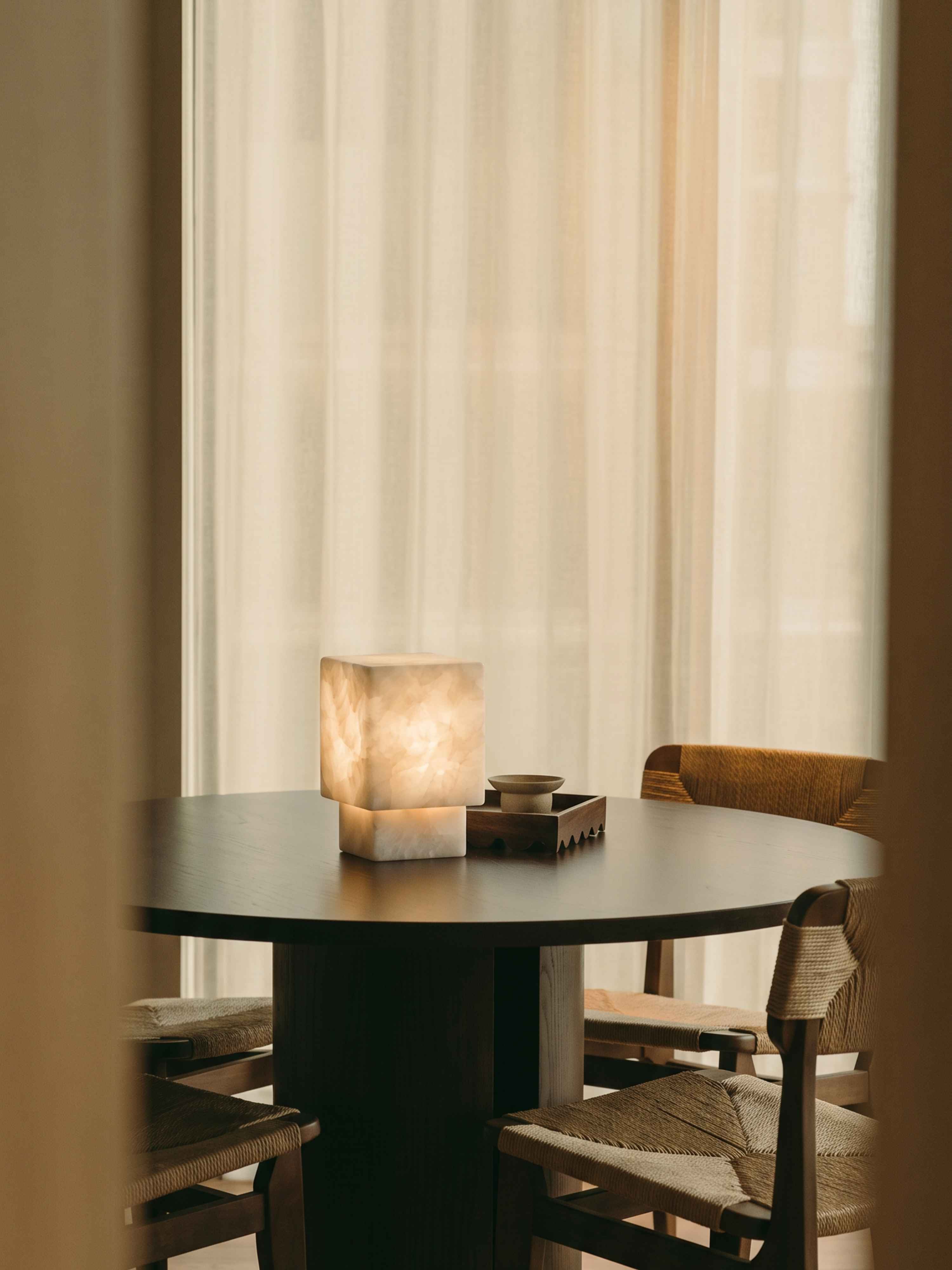 Lampe Portable Maríel | Bleu Céramique