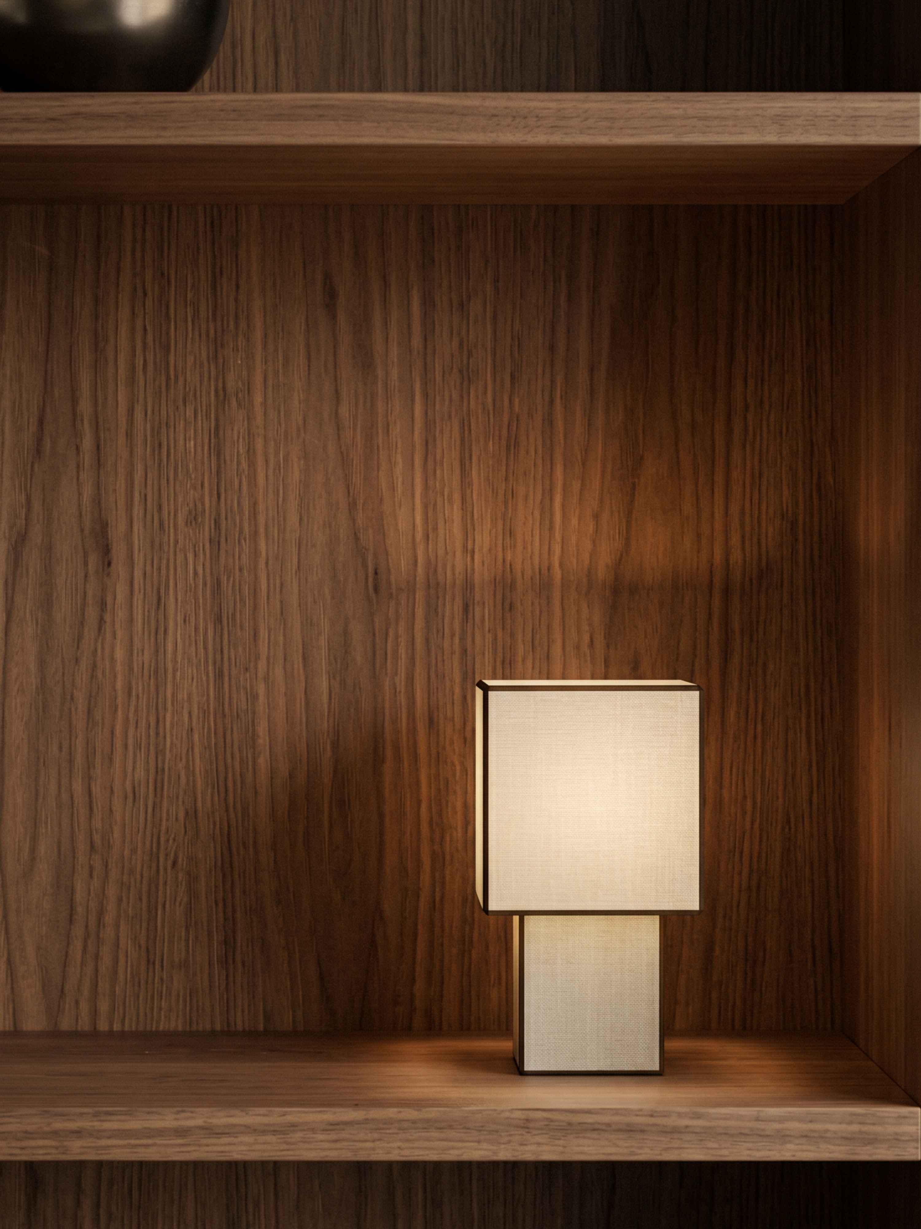 Forma Portable Lamp | Linen