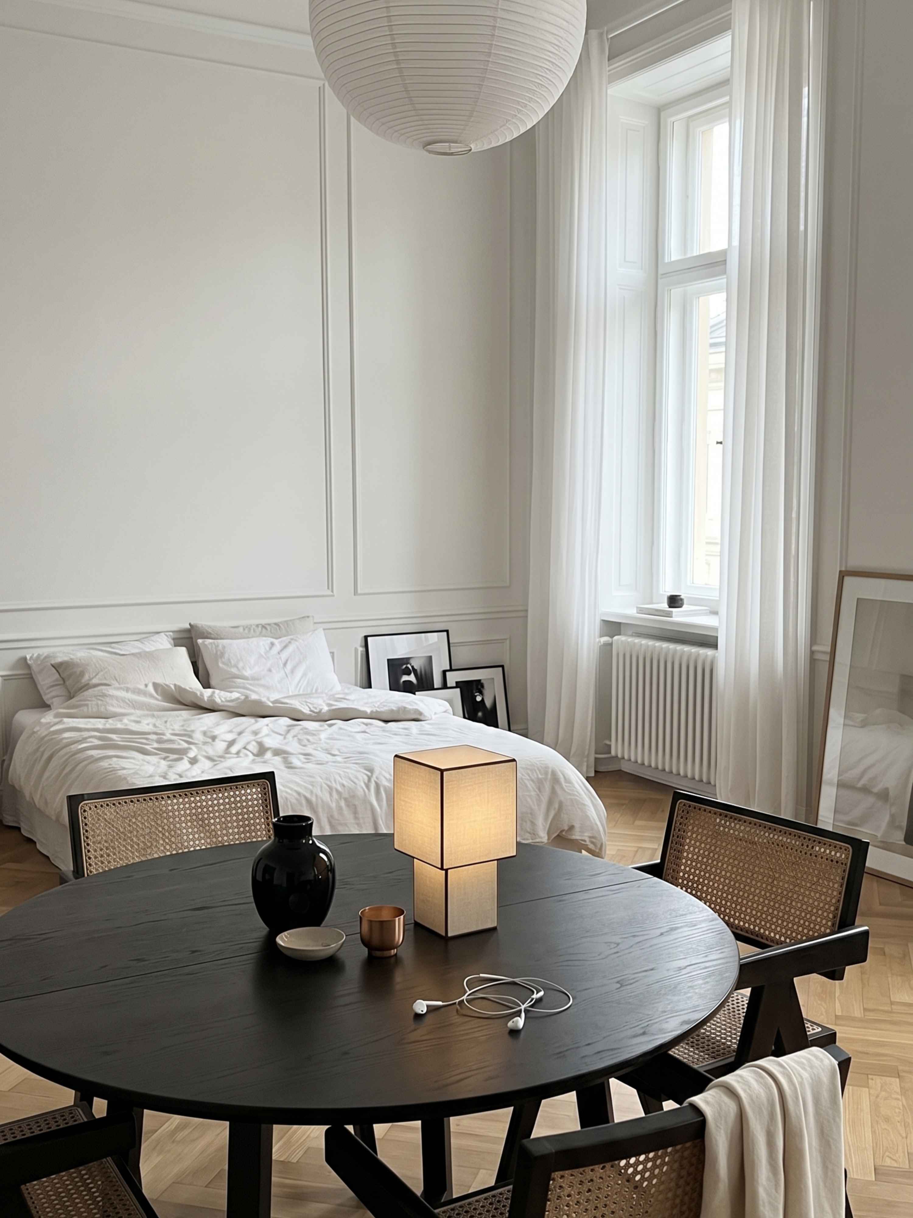 Forma Portable Lamp | Linen