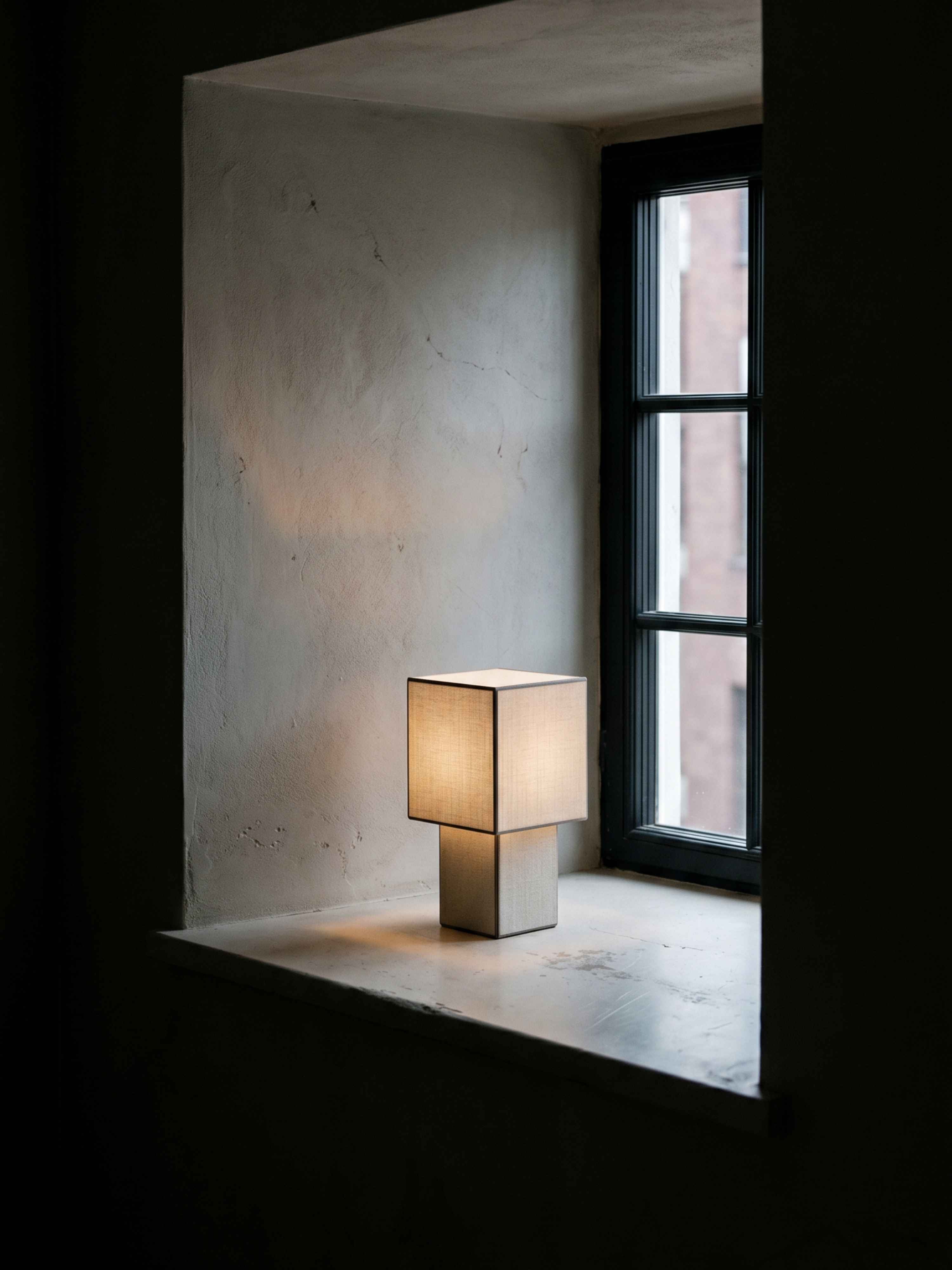 Forma Portable Lamp | Linen