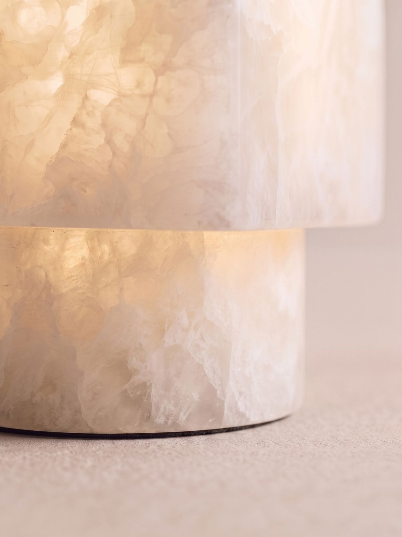 Forma Mini Portable Lamp | Alabaster