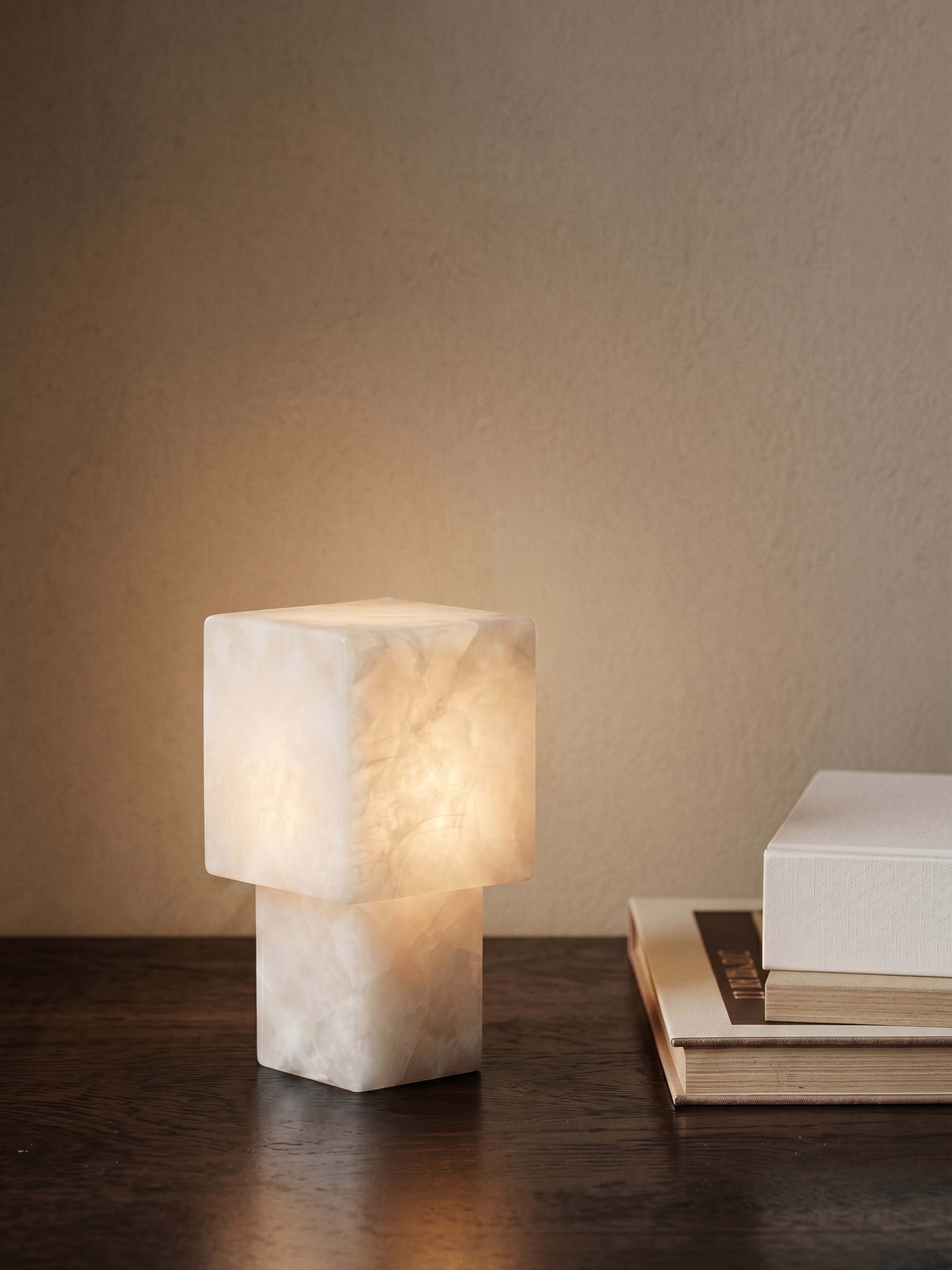 Lampe Portable Maríel | Bleu Céramique
