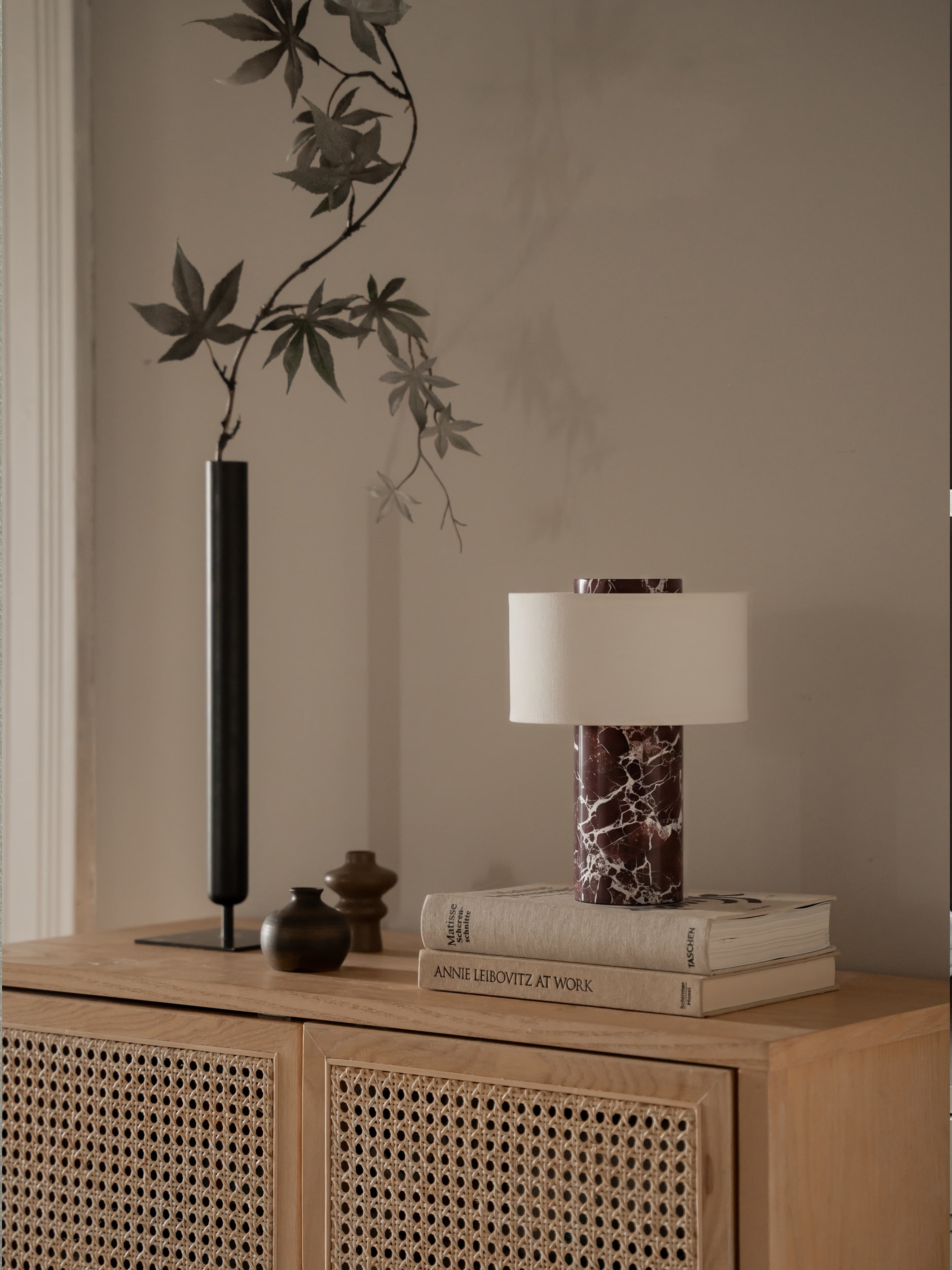 (Précommande) Lampe de table IKIN | Papier de riz naturel | Portable