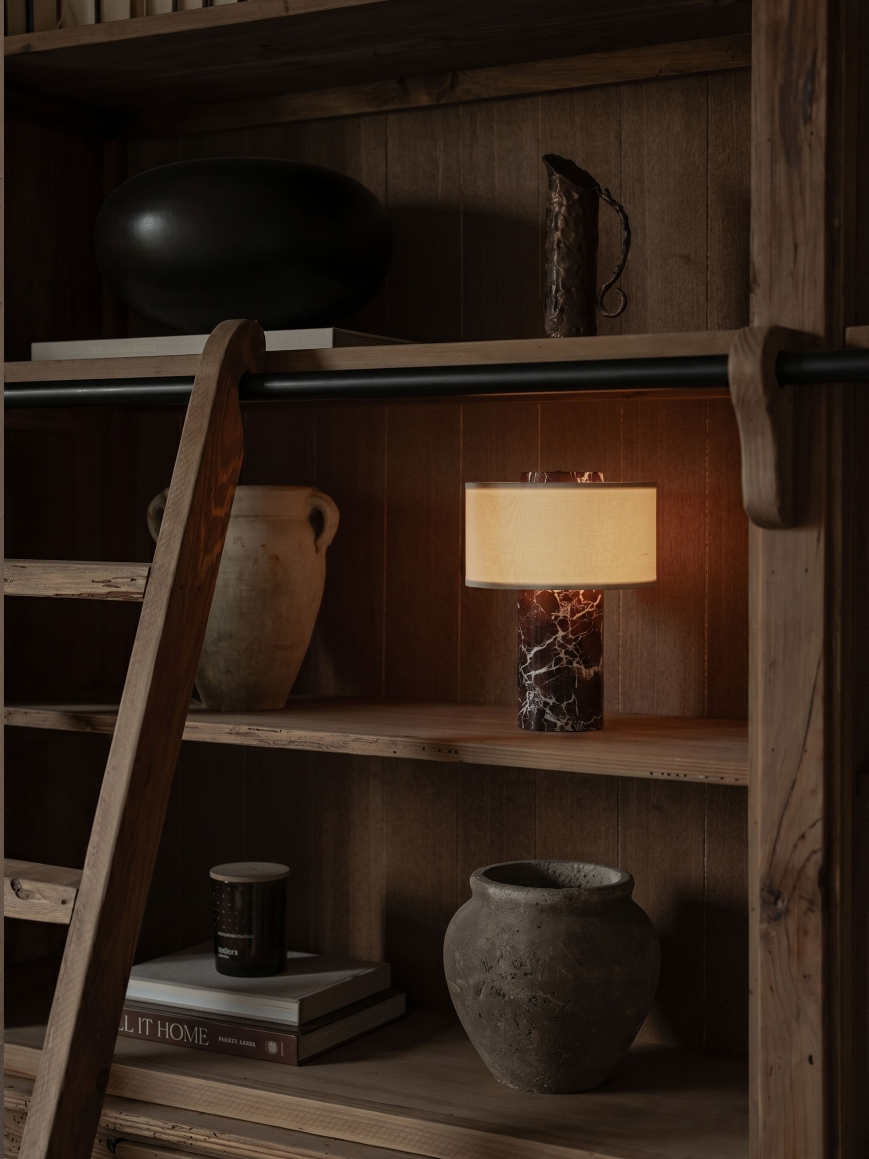 (Précommande) Lampe de table IKIN | Papier de riz naturel | Portable