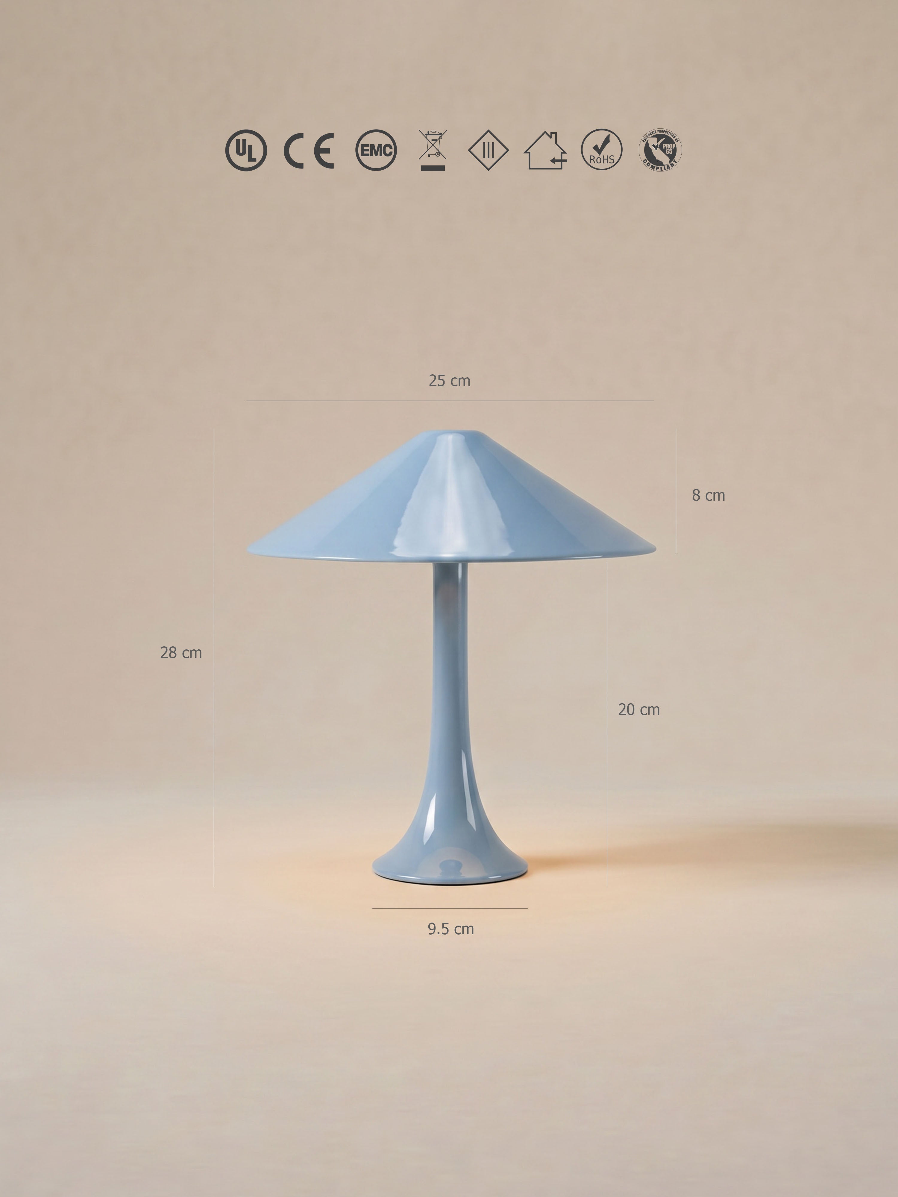 Lampe portable Maríel | Citron en céramique