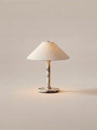 Rossa Portable Lamp | Calacatta Viola & Linen