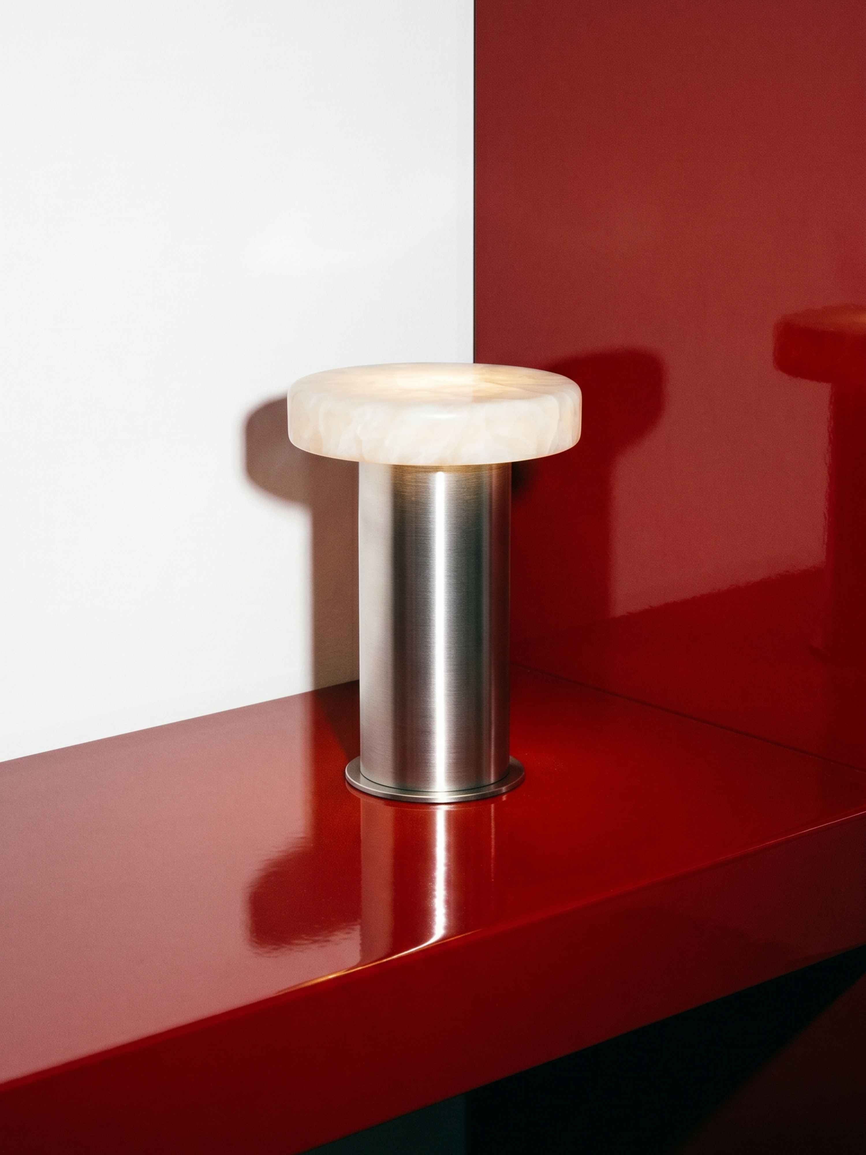 Orel Portable Lamp | Stainless Steel