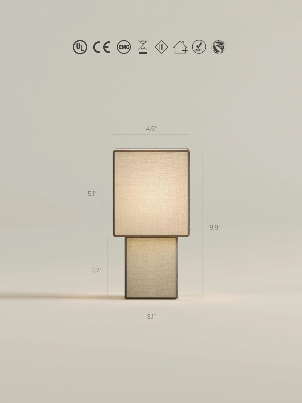 The Original - Forma Portable Lamp | Linen