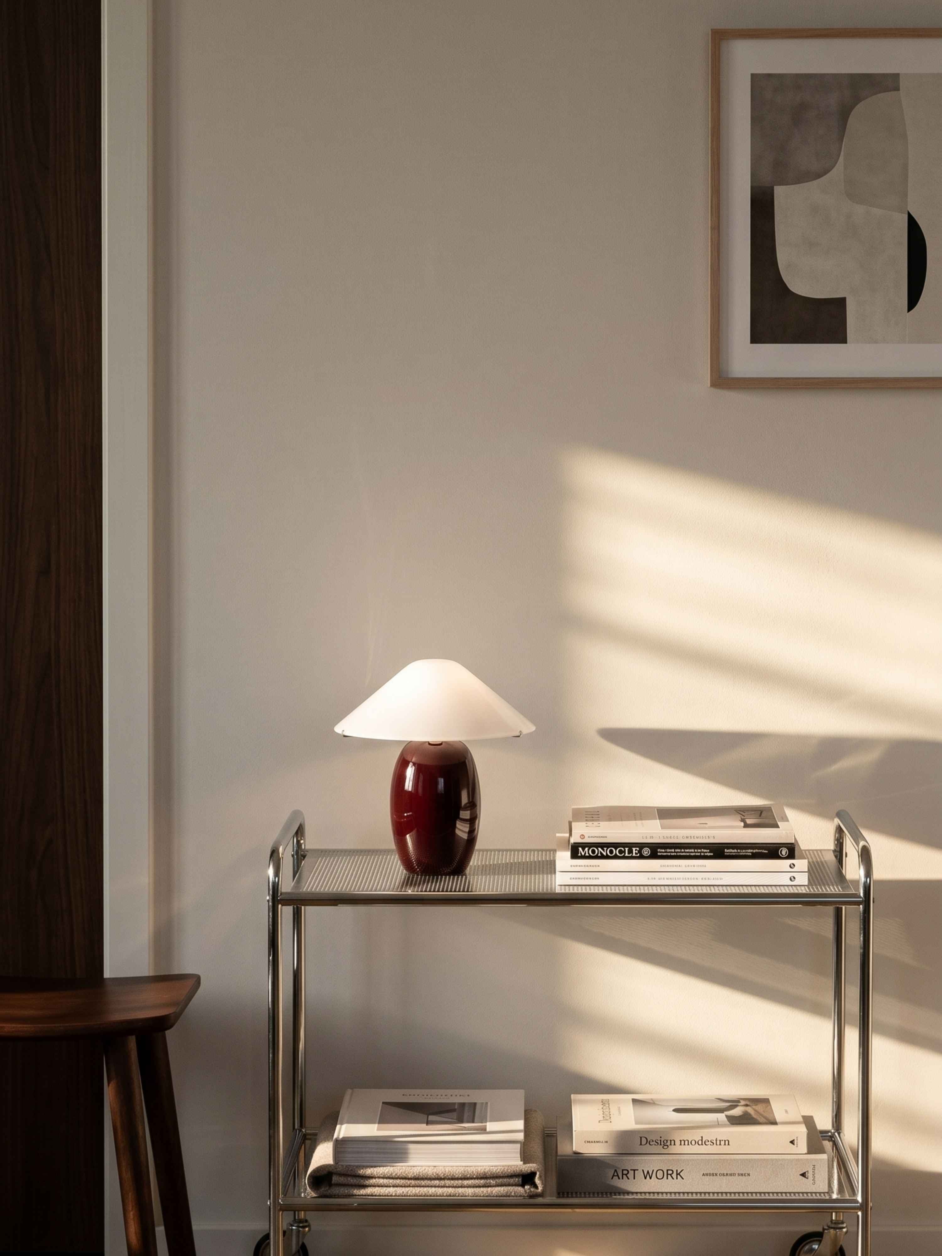 Maríel Portable Lamp | Red Ceramic