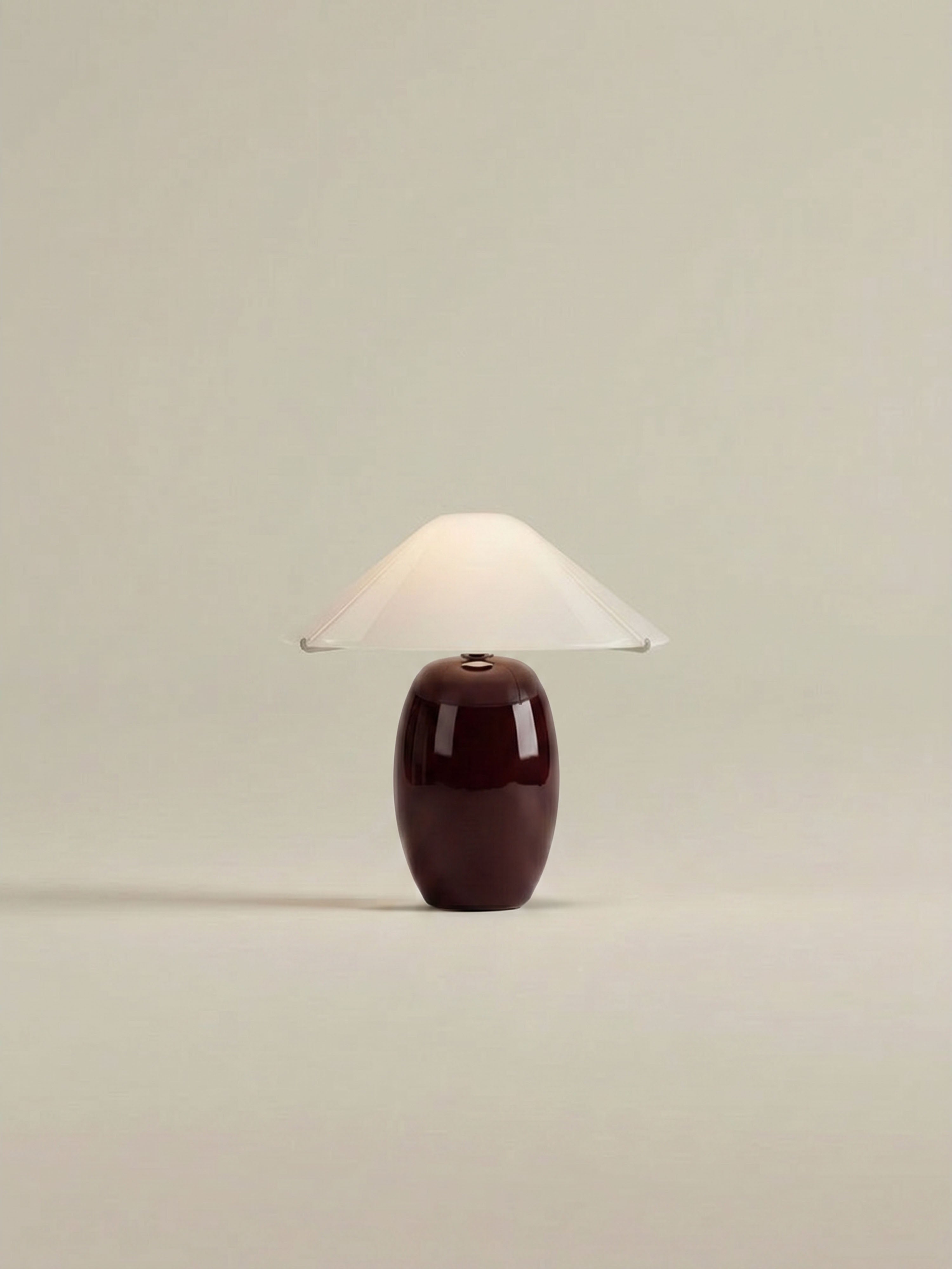 Maríel Portable Lamp | Red Ceramic