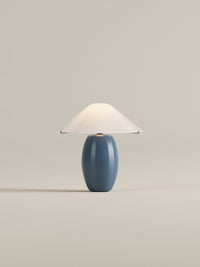 Maríel Portable Lamp | Ceramic Blue