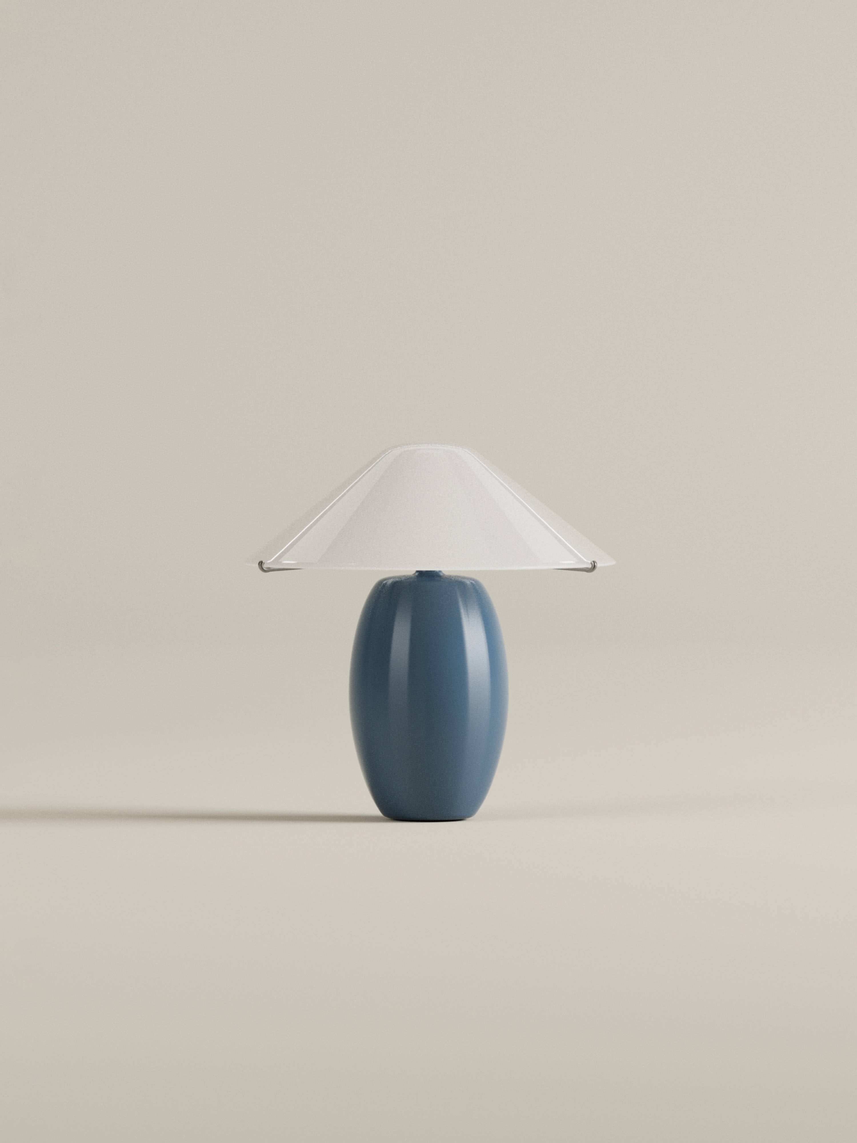 Maríel Portable Lamp | Ceramic Blue