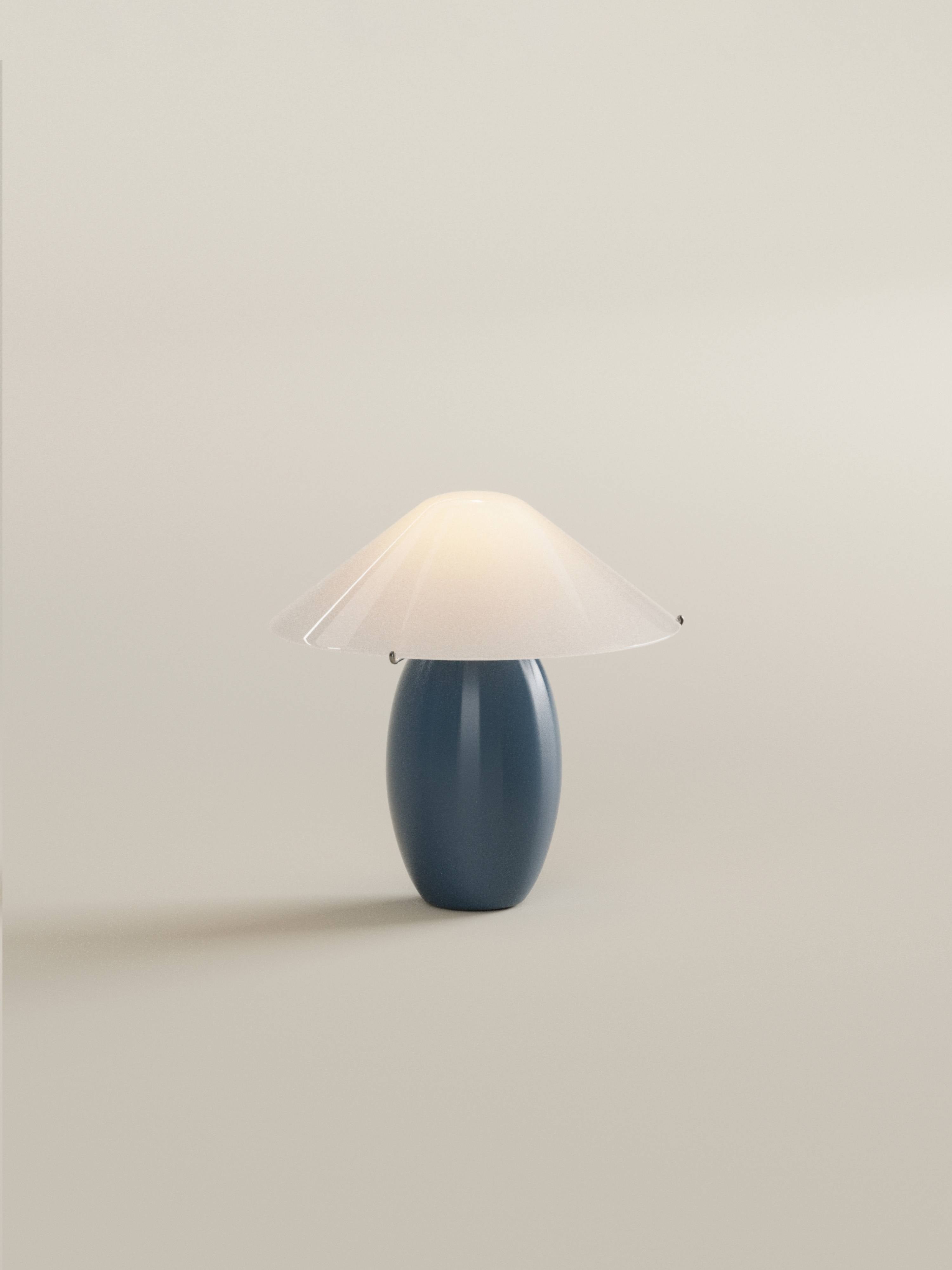 Maríel Portable Lamp | Ceramic Blue