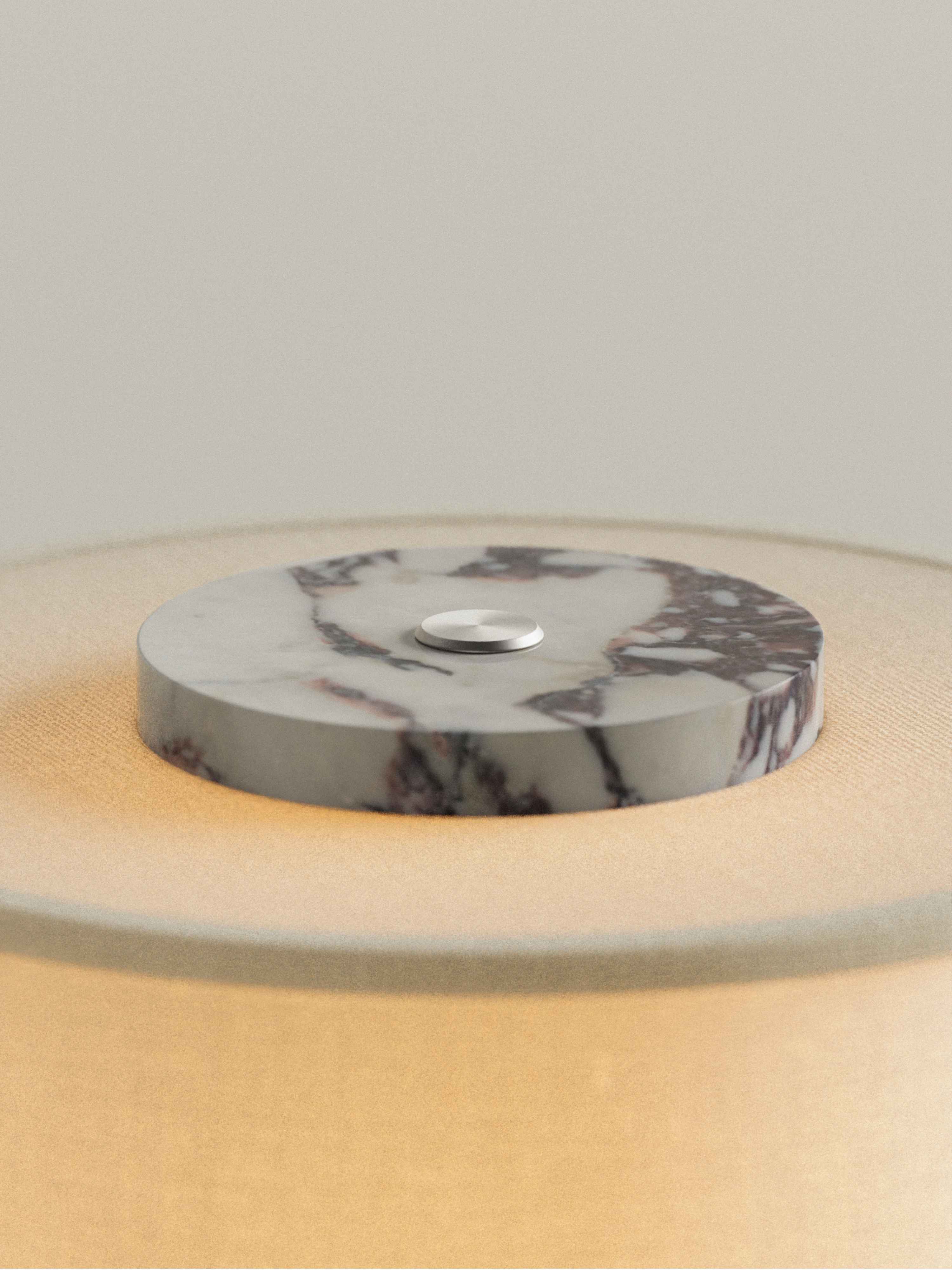 Auríe Portable Lamp | Calacatta Viola