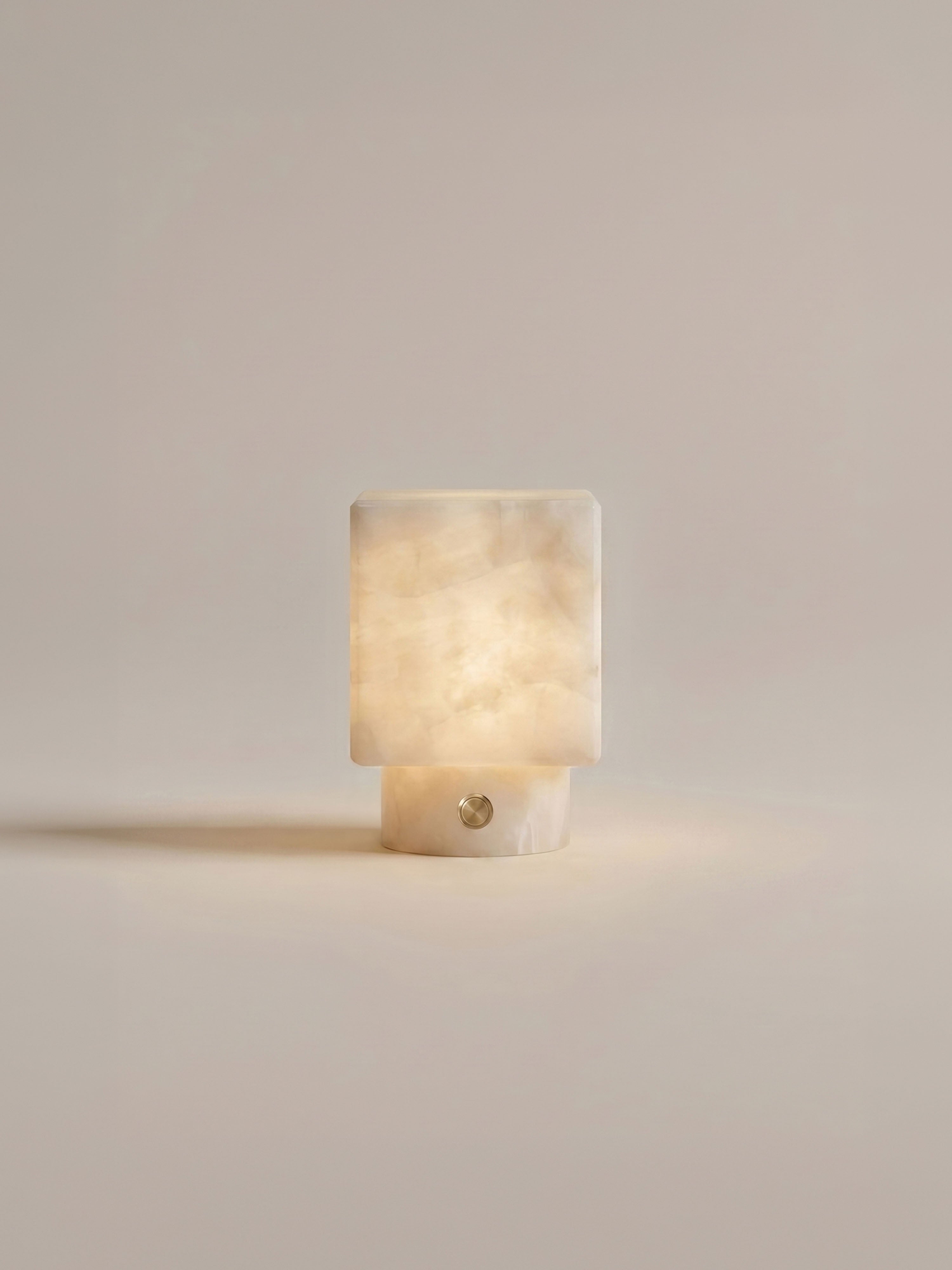 Arca Mini Portable Lamp | Alabaster