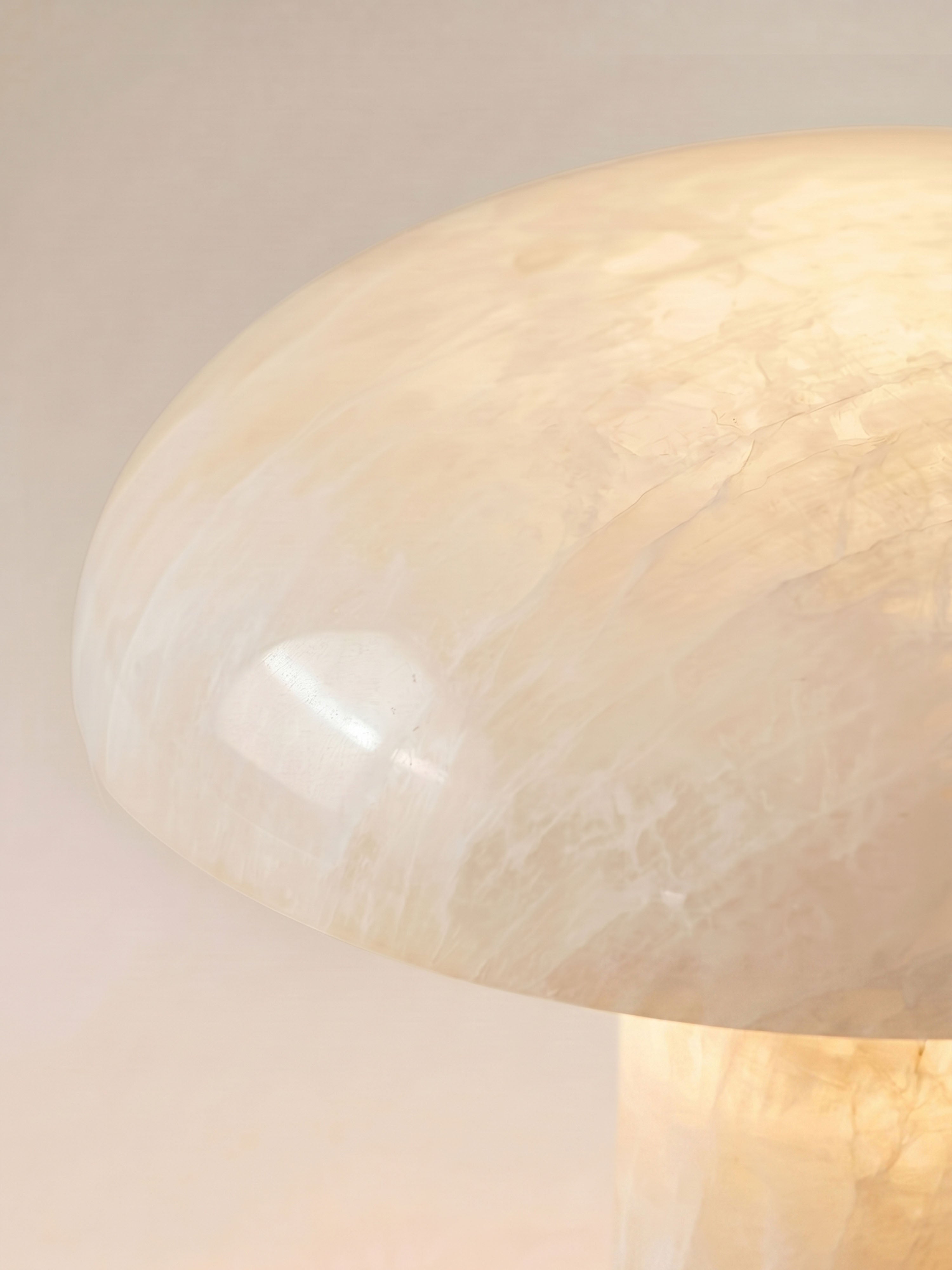 Cera Mini Portable Lamp | Alabaster