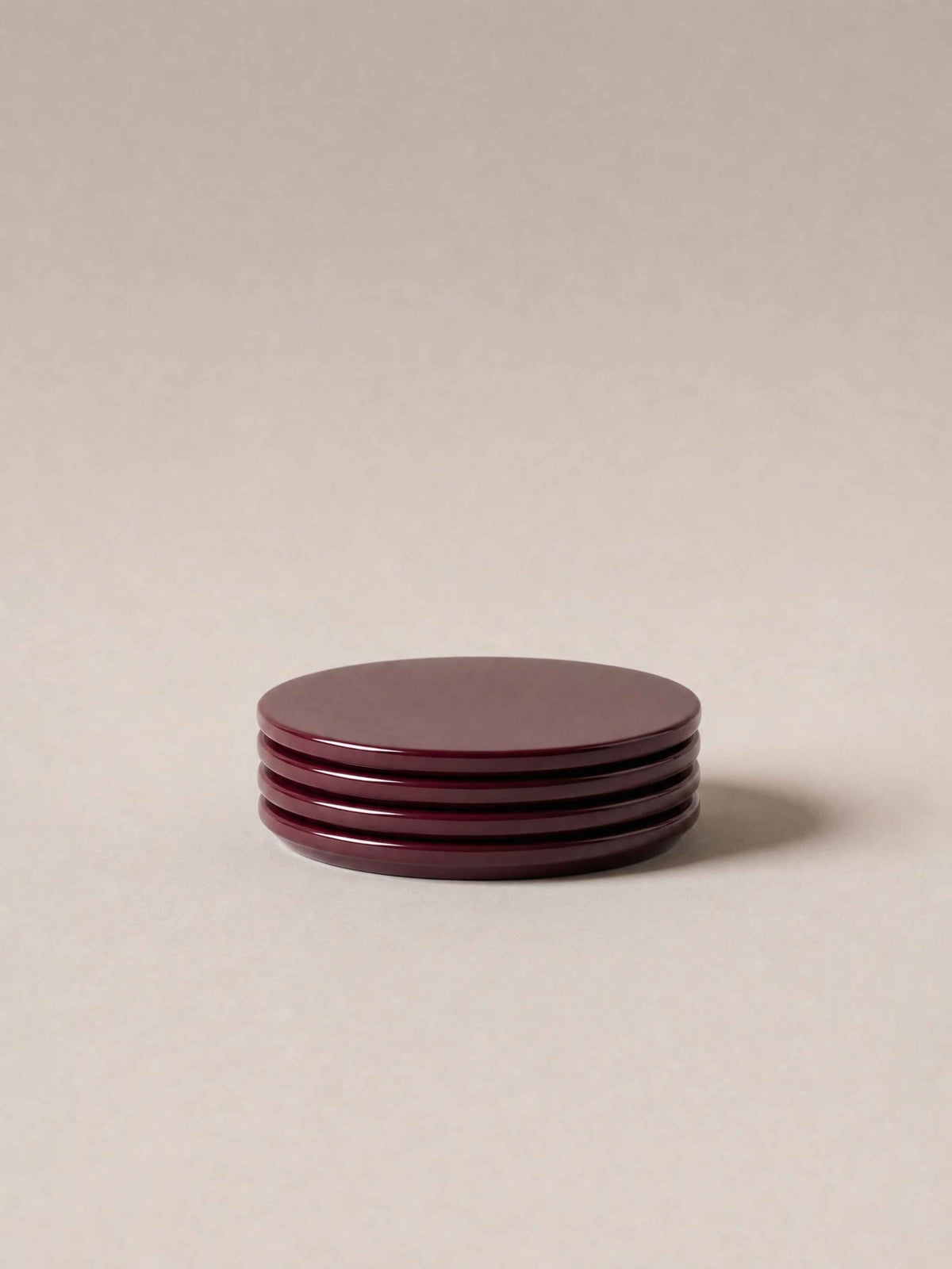 Coasters (Set Of 4) | Burgundy Wood