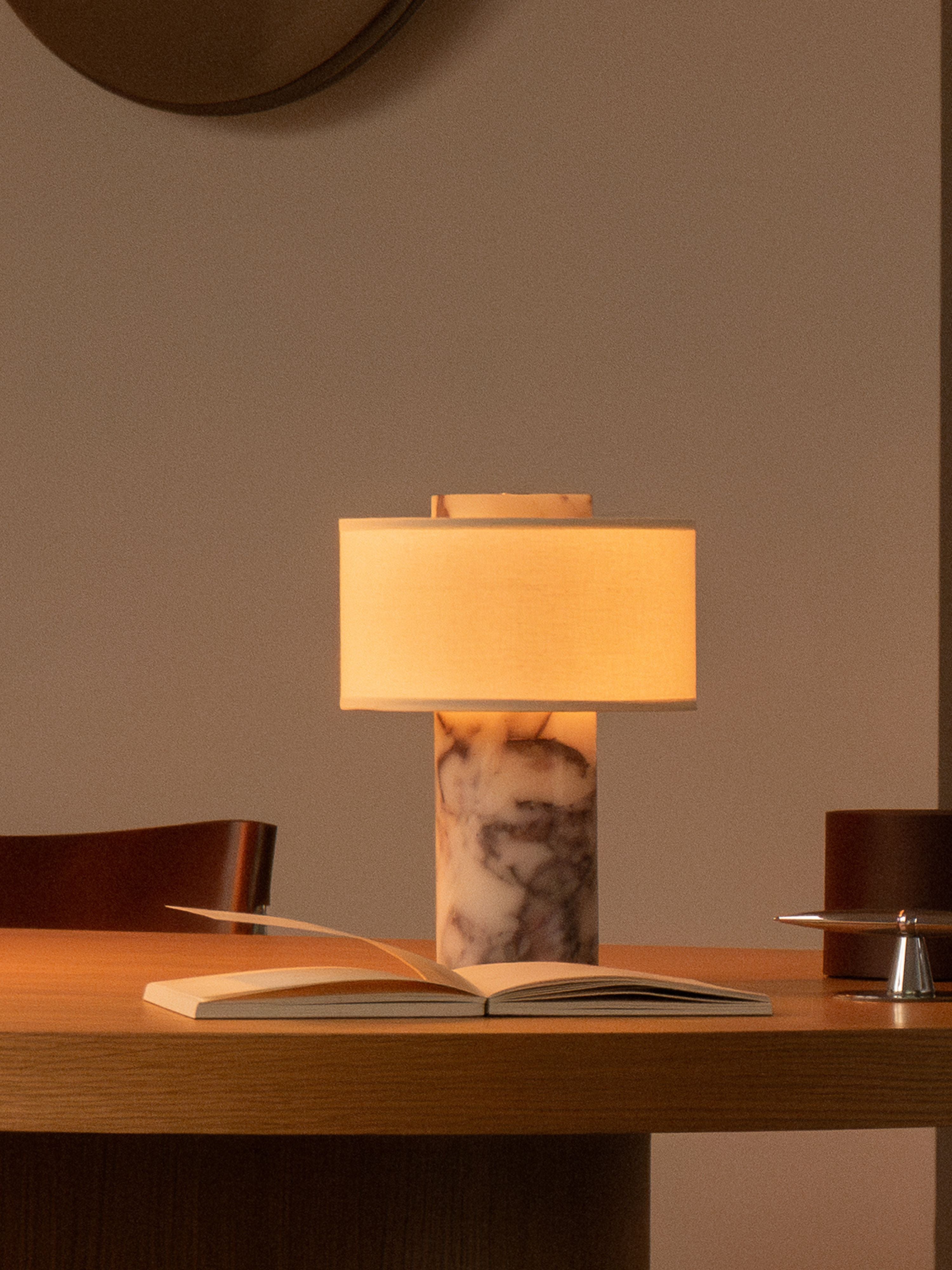 The Original - Auríe Portable Lamp | Calacatta Viola - 9.5"