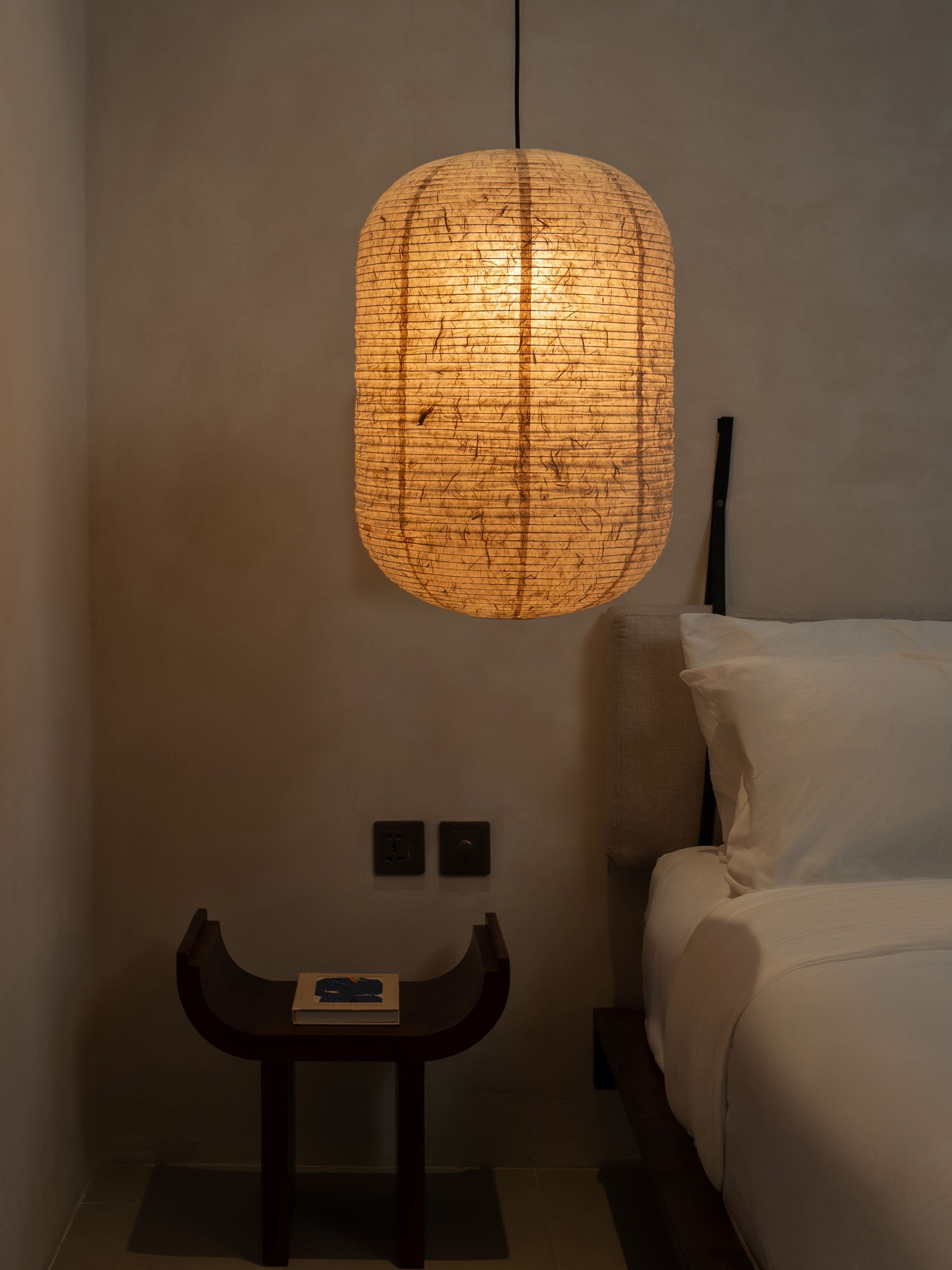 Pre-Order | IKIN Pendant B2 | Natural Mulberry Paper | Oval Shape - Multiple Sizes