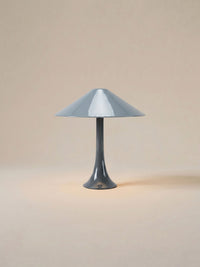 Nova Large Portable Lamp | Grey Base - Aqua Shade
