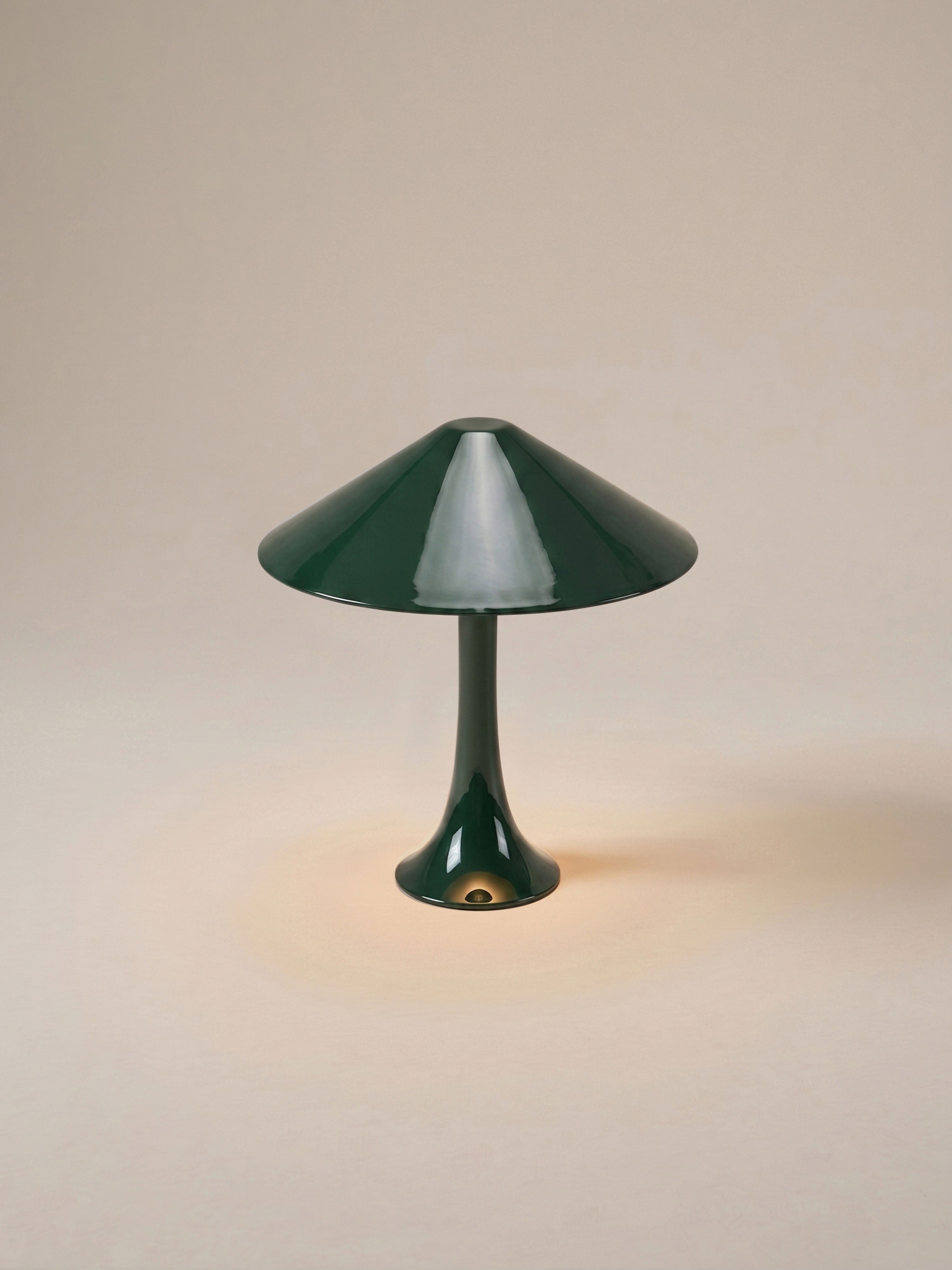 Nova Large Portable Lamp | Dark Green