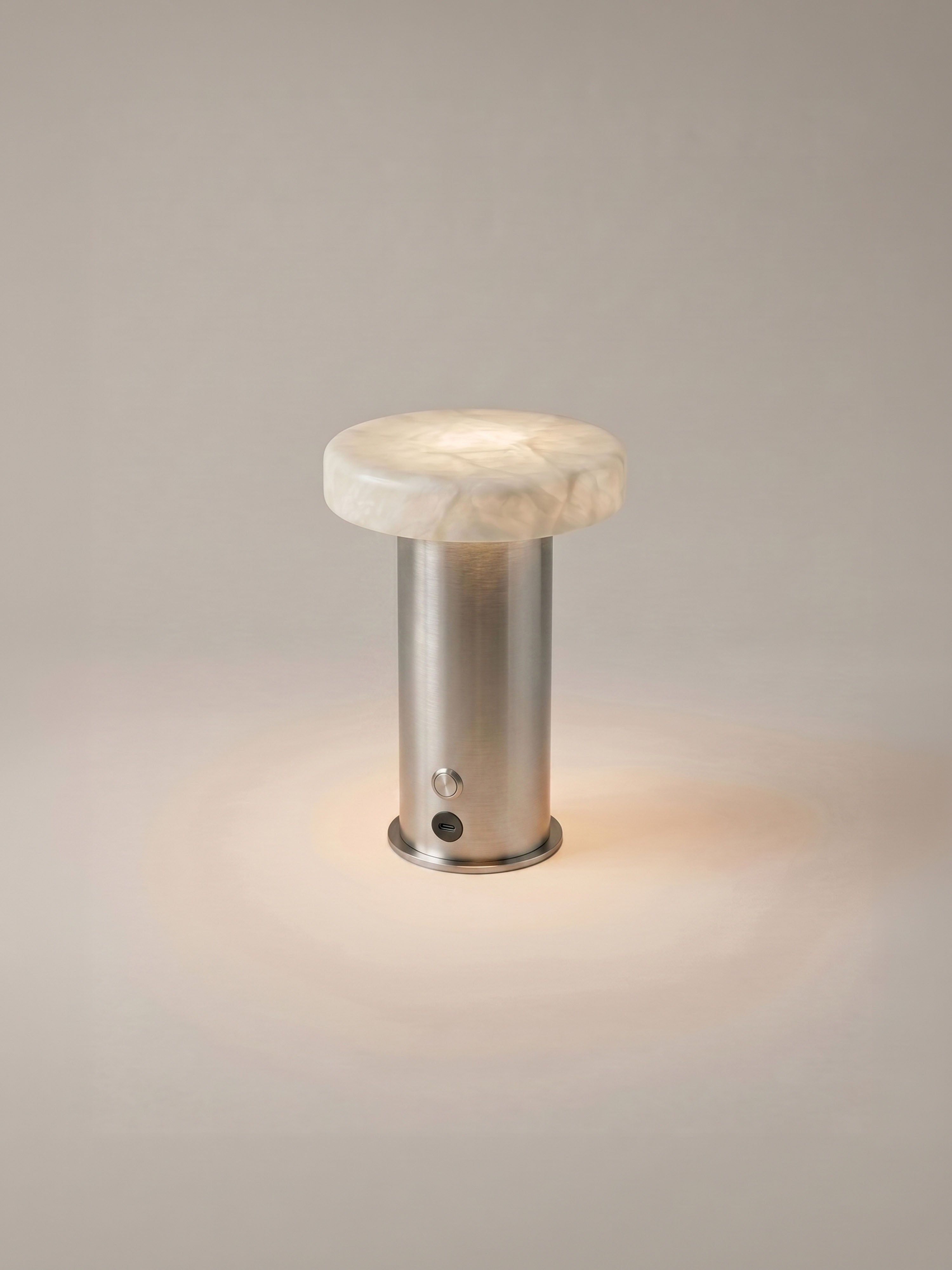 Orel Portable Lamp | Stainless Steel