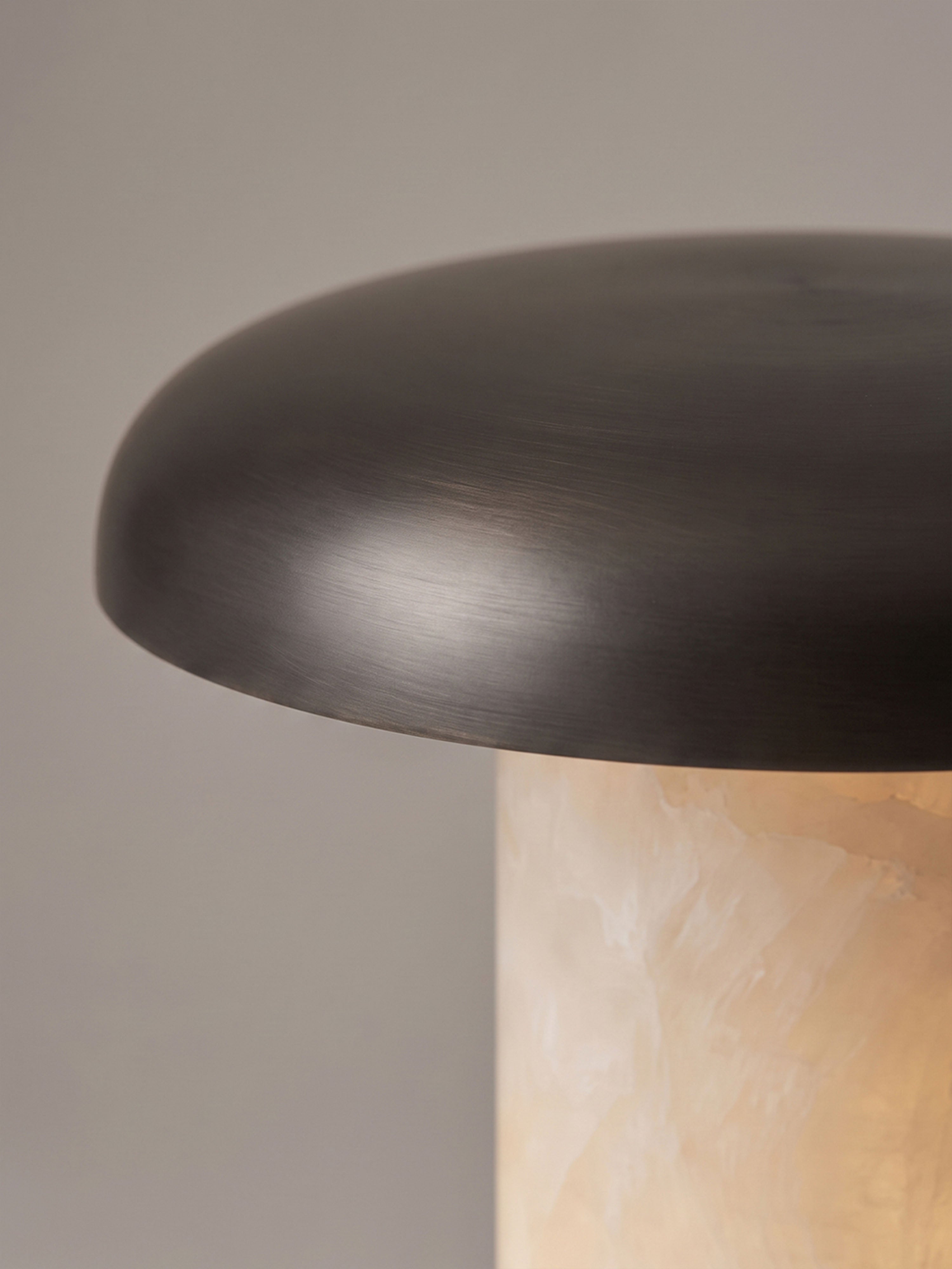 Artus Portable Lamp | Alabaster & Bronze