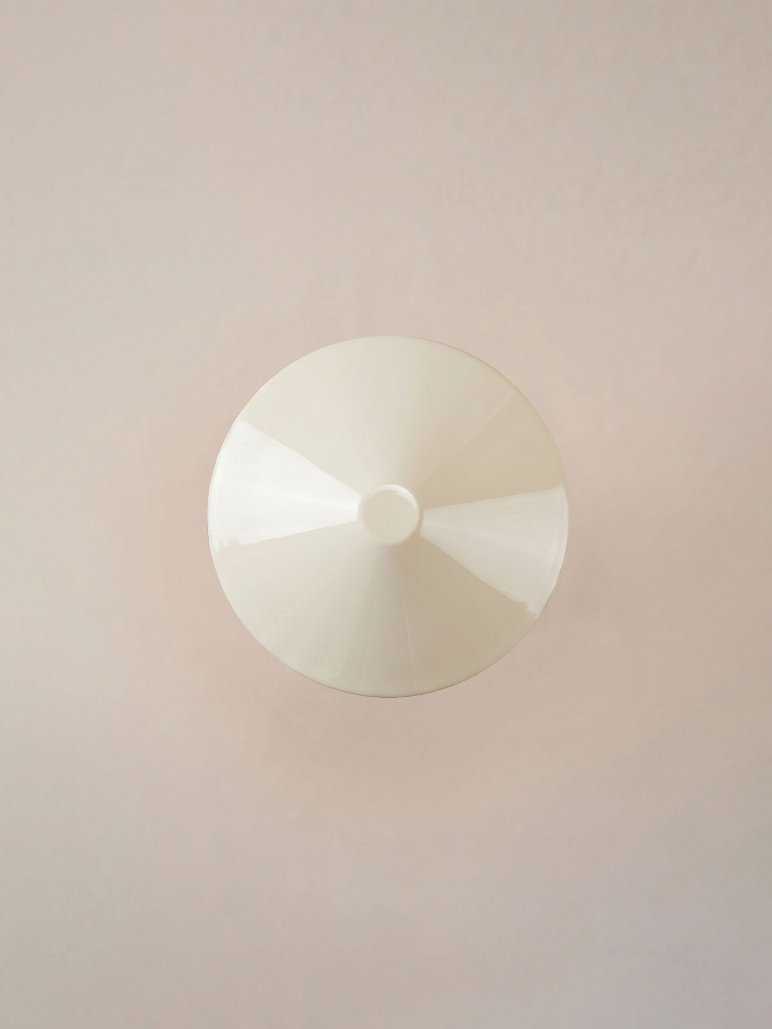 Nova Large Portable Lamp | Black Base - Cream Shade