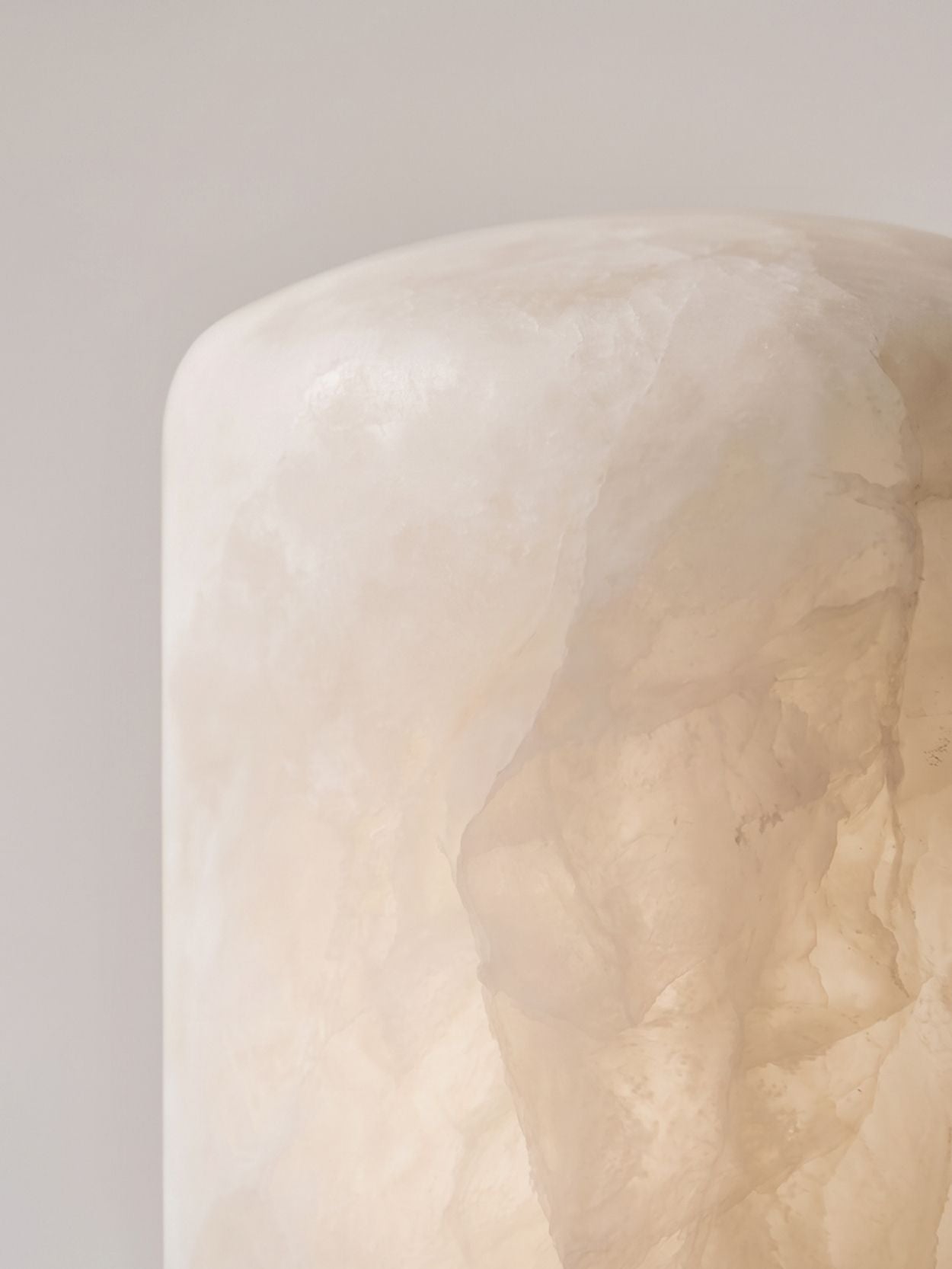 The Portable Aurora Lamp | Brushed Bronze & Alabaster