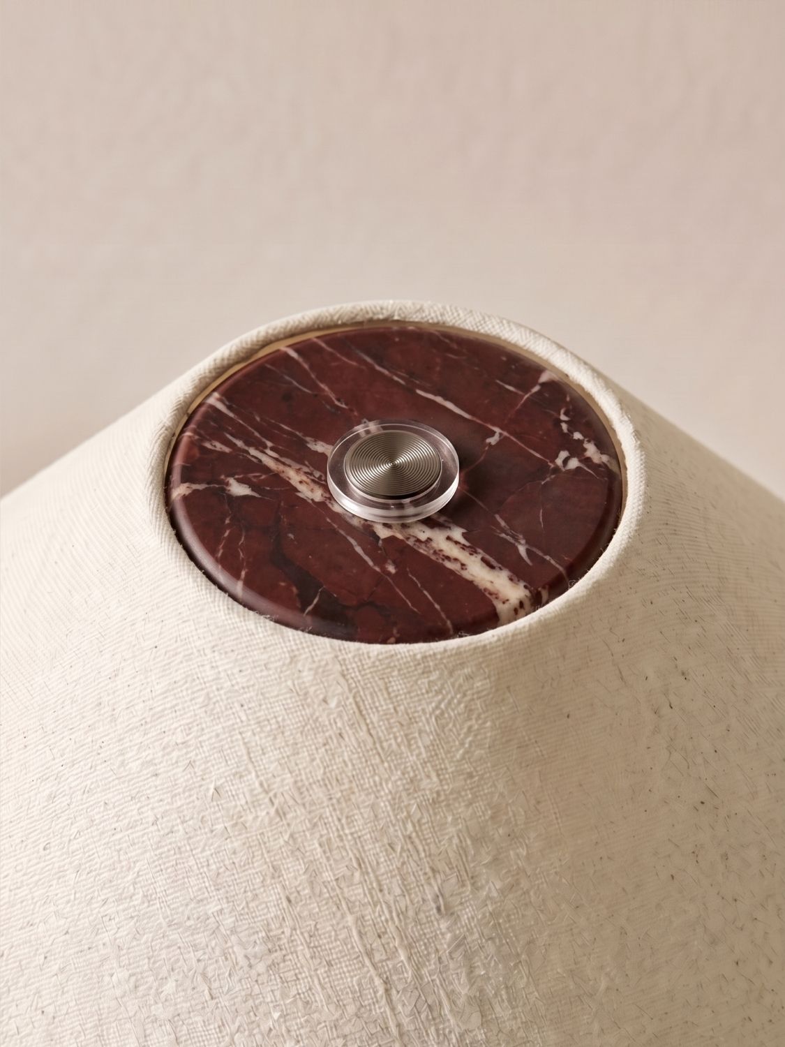The Rossa Portable Lamp | Rosso Levanto & Linen