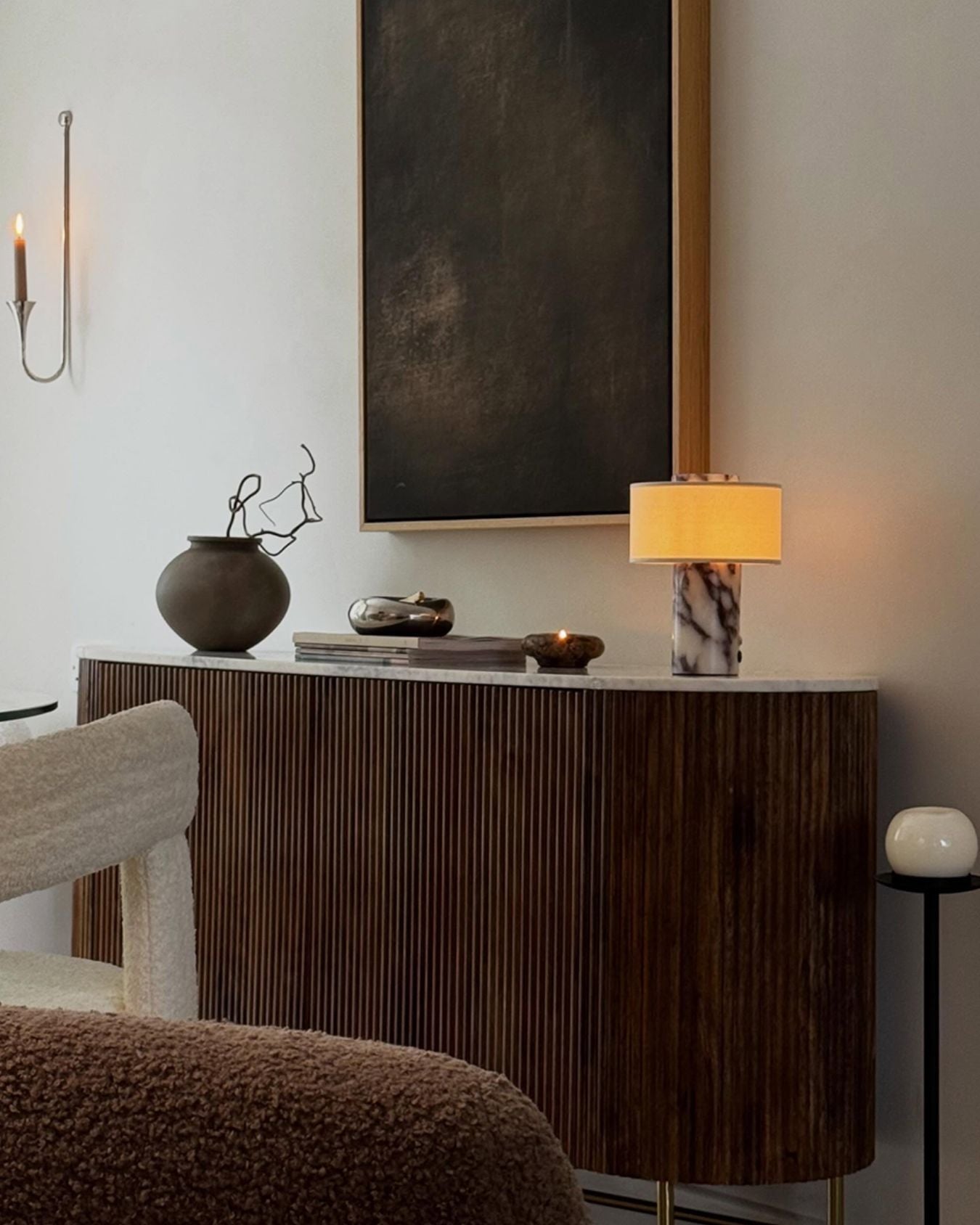 The Original - Auríe Portable Lamp | Calacatta Viola - 9.5"