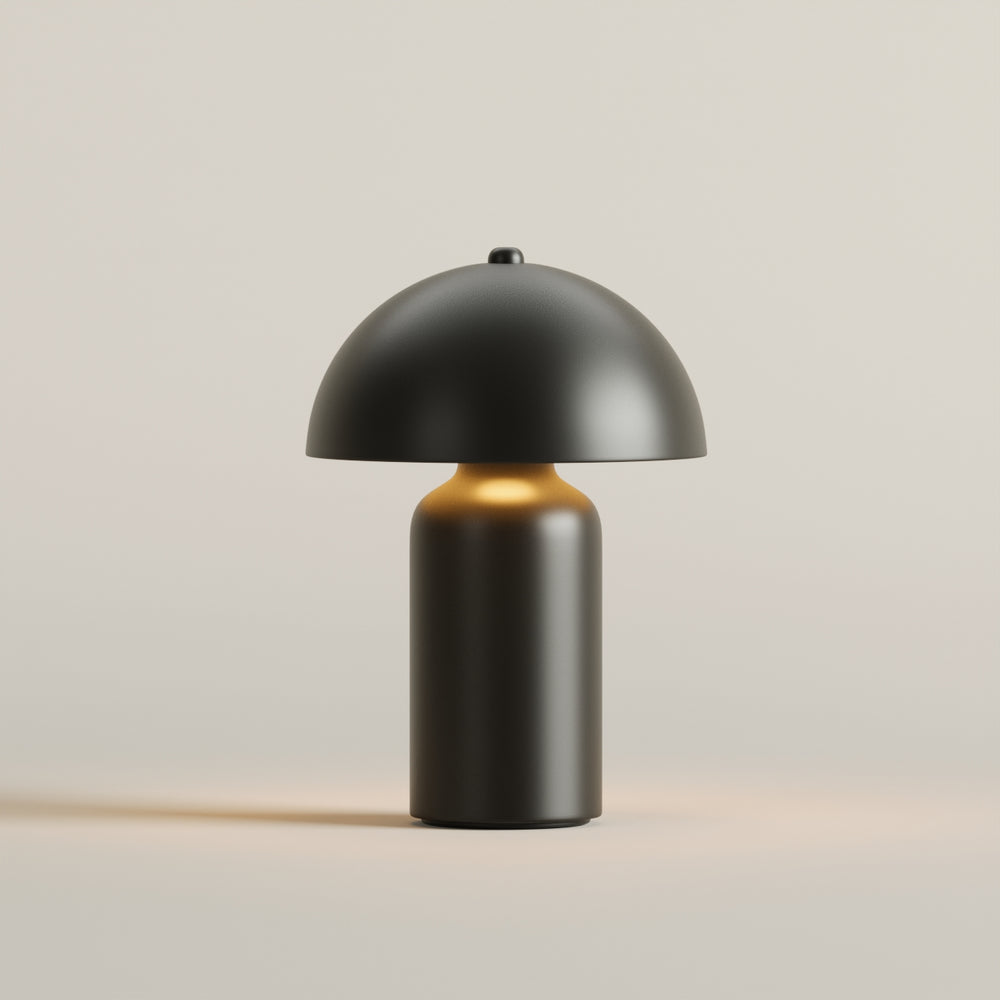 Kinto Mushroom Portable Table Lamp | Black