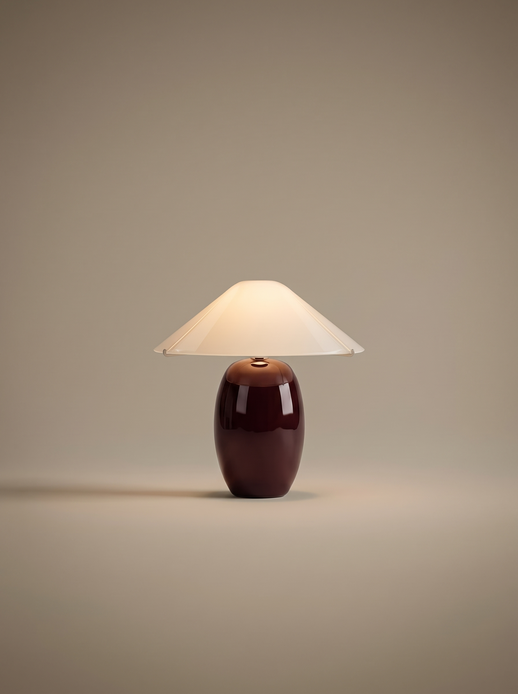 Maríel Portable Lamp | Red Ceramic