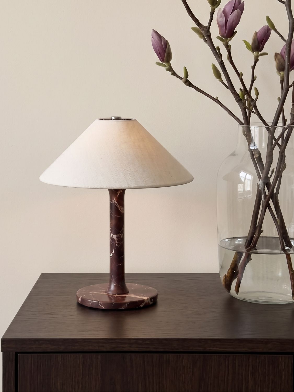 The Rossa Portable Lamp | Rosso Levanto & Linen