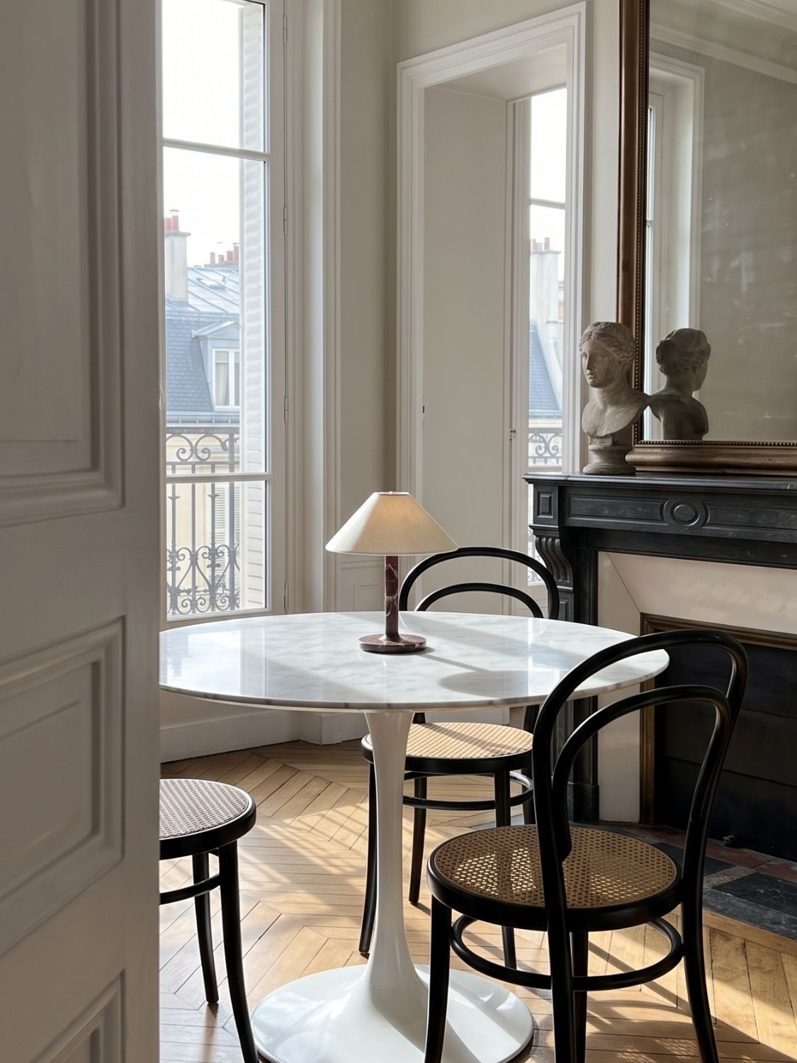The Rossa Portable Lamp | Rosso Levanto & Linen