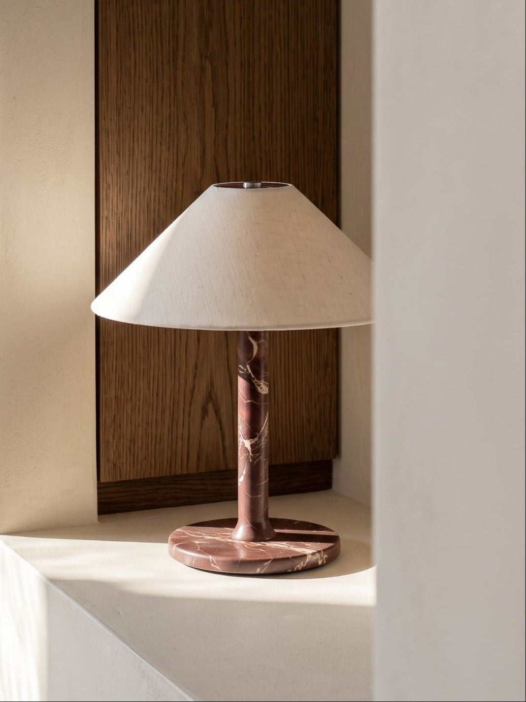The Rossa Portable Lamp | Rosso Levanto & Linen