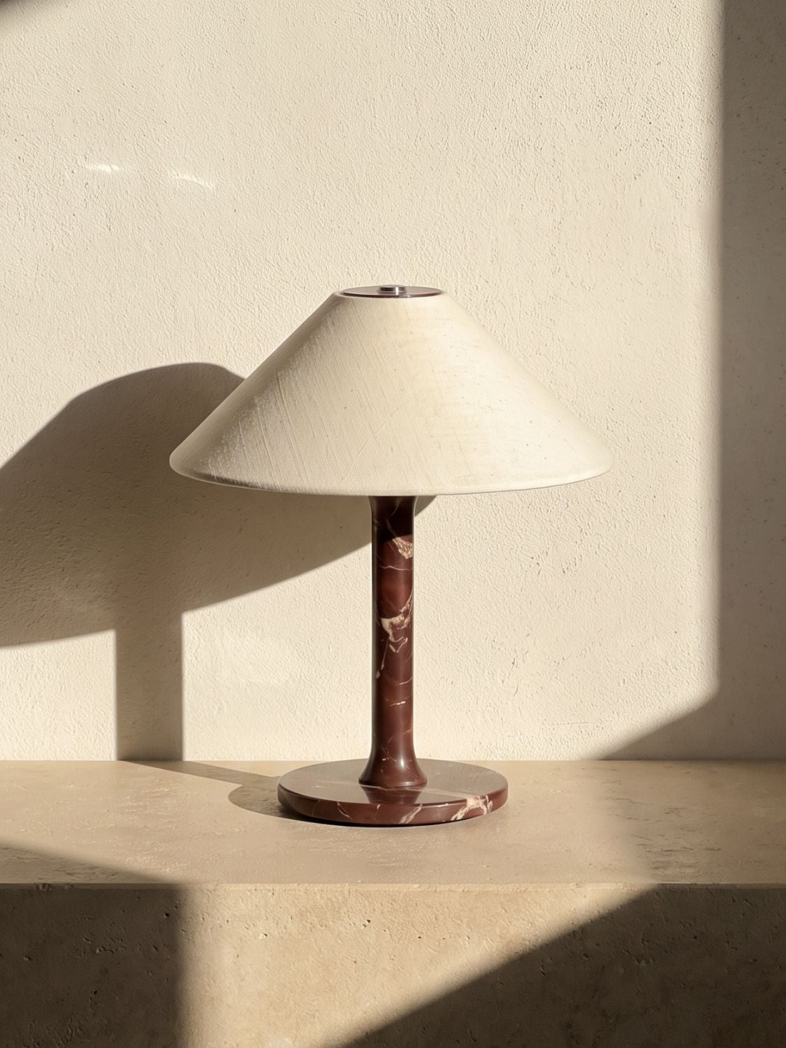 The Rossa Portable Lamp | Rosso Levanto & Linen