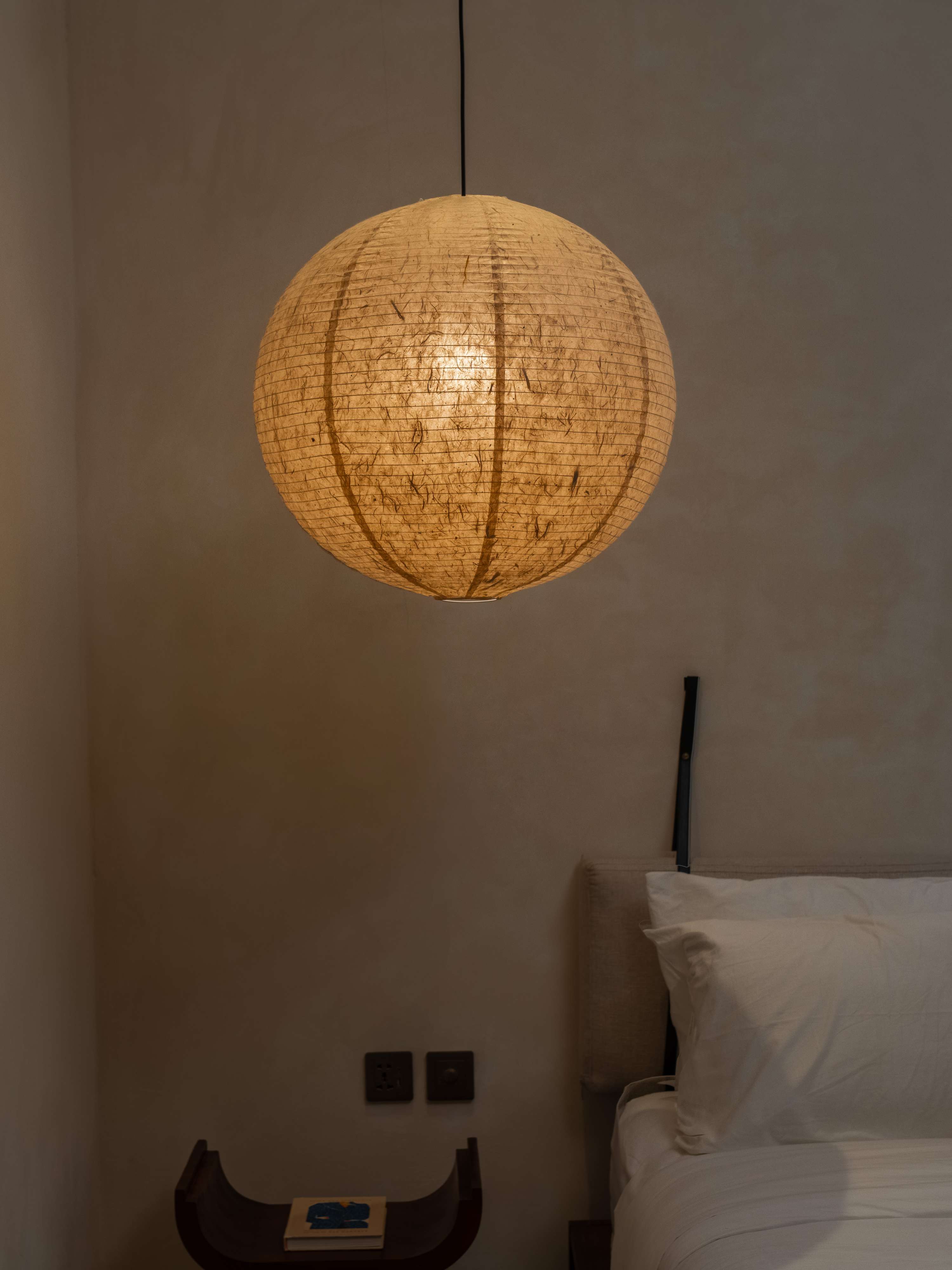 IKIN Pendant B1 | Natural Mulberry Paper | Round Shape - Multiple Sizes