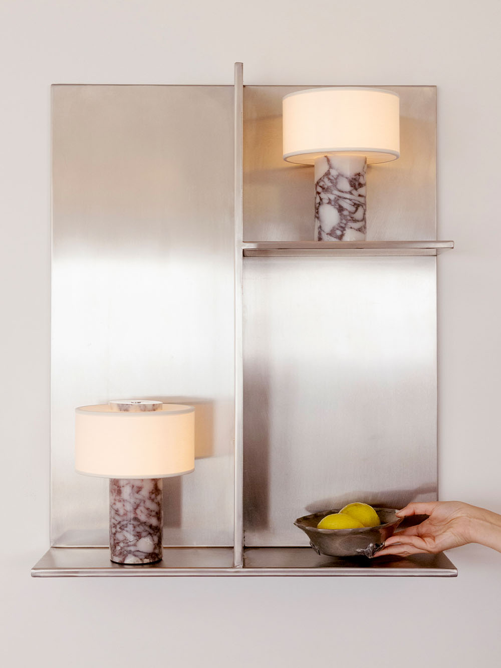 The Original - Auríe Portable Lamp | Calacatta Viola - 9.5"
