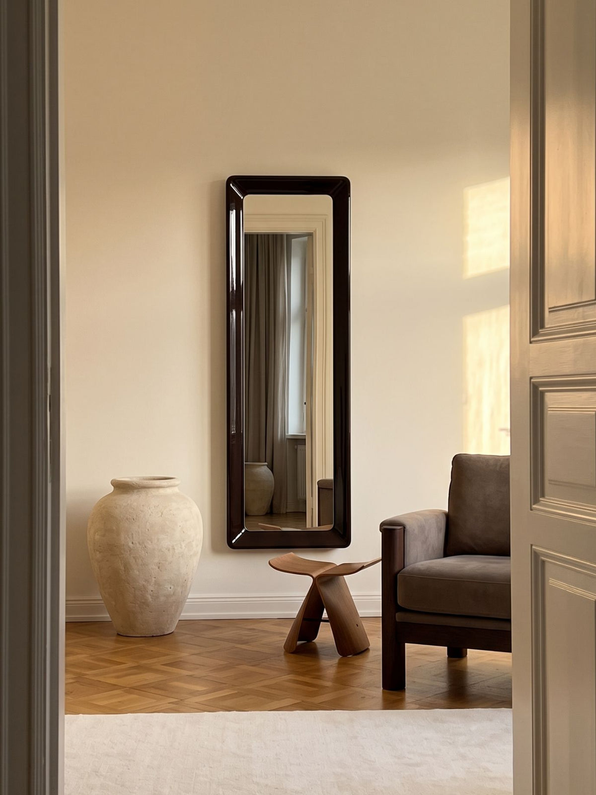 Aurel Mirror - Black | 140 x 50 cm